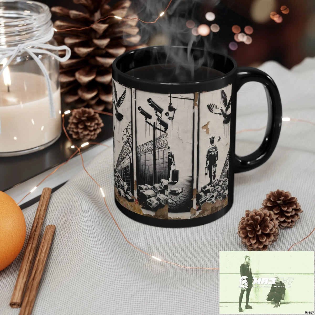 MY LIFE MY DEATHS THEIR PLANS FAILED 2001 TO 2025 LTD EDITION NO 3 11oz Tactical GB / Black Mug 11oz Mug