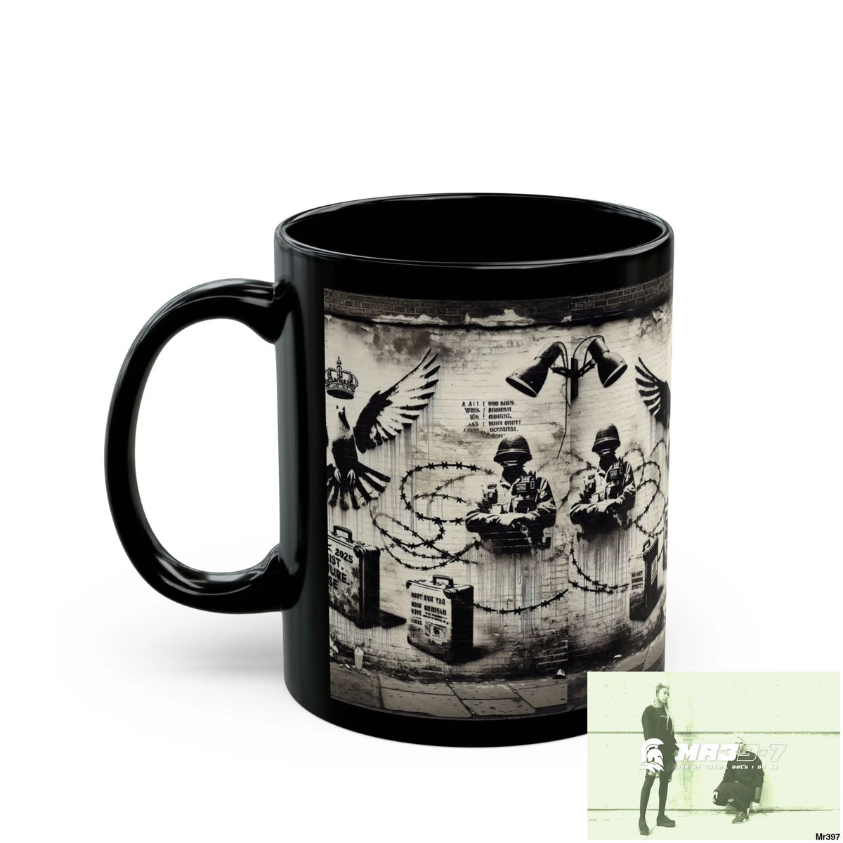 MY LIFE MY DEATHS THEIR PLANS FAILED 2001 TO 2025 LTD EDITION NO 4 11oz Tactical GB / Black Mug 11oz Mug