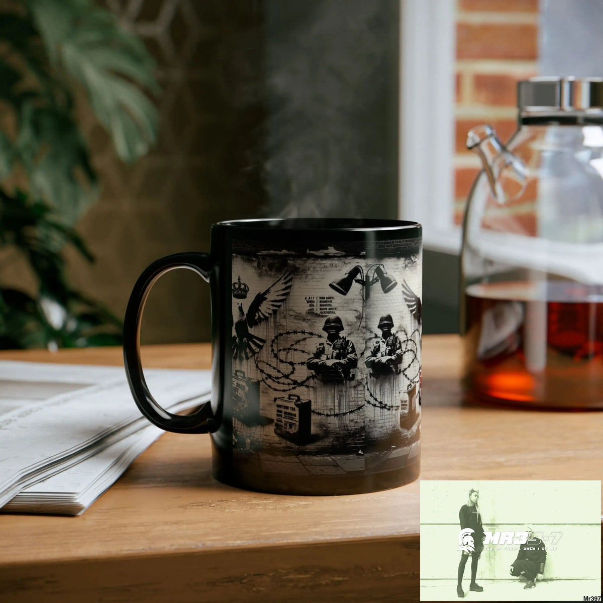MY LIFE MY DEATHS THEIR PLANS FAILED 2001 TO 2025 LTD EDITION NO 4 11oz Tactical GB / Black Mug 11oz Mug