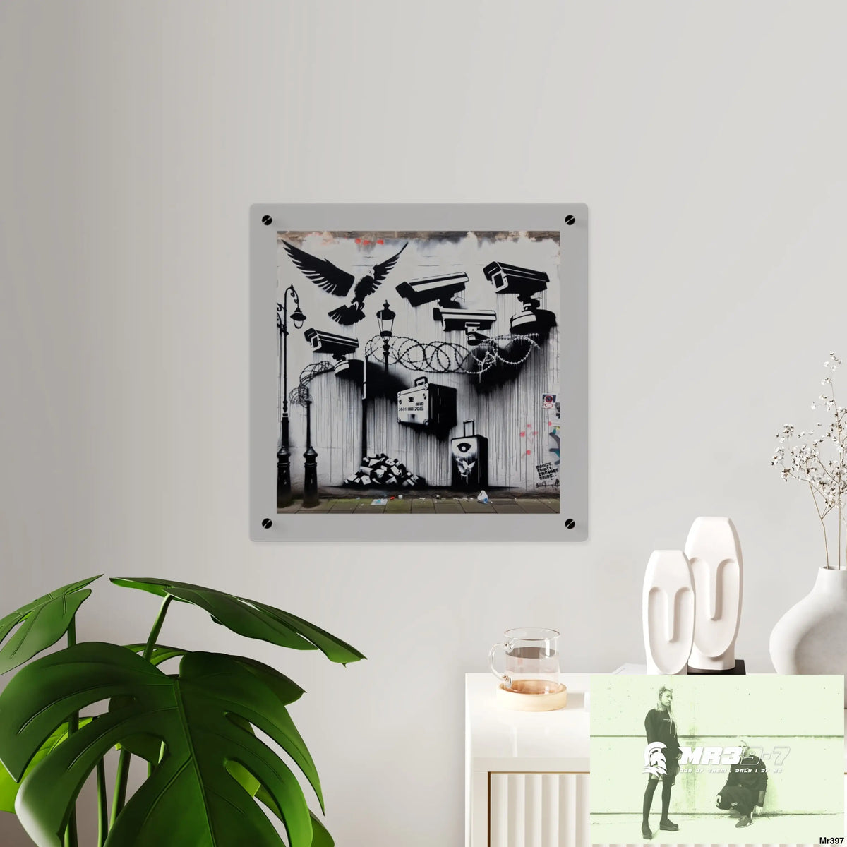 My life my deaths their plans failed 2001 to 2025 no 12 Ltd Edition Acrylic Wall Art Panels 16″ x 16″ / 0.25’’ Home