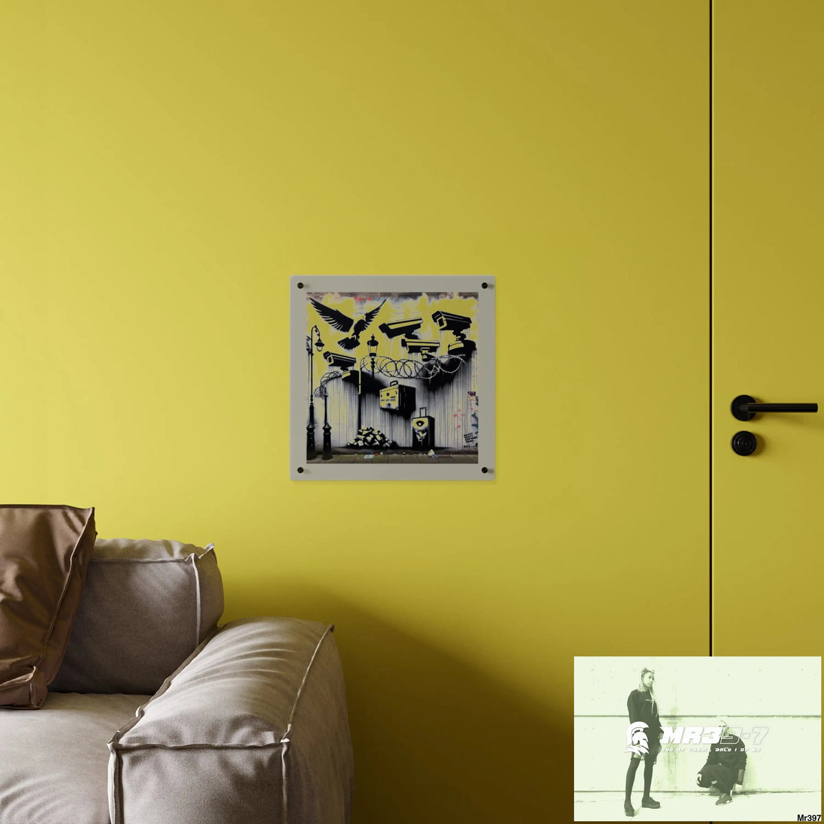 My life my deaths their plans failed 2001 to 2025 no 12 Ltd Edition Acrylic Wall Art Panels 16″ x 16″ / 0.25’’ Home