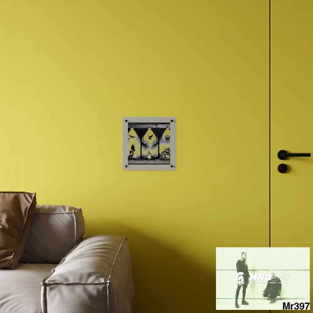 My life my deaths their plans failed 2001 to 2025 no 13 Ltd Edition Acrylic Wall Art Panels 11’’ x 11’’ / 0.25’’ Home