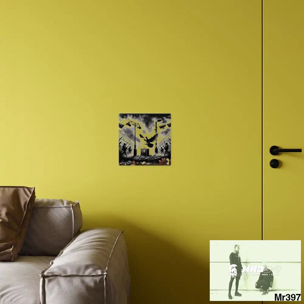 My life my deaths their plans failed 2001 to 2025 no 5 Ltd Edition Acrylic Wall Art Panels 11’’ x 11’’ / 0.25’’ Home