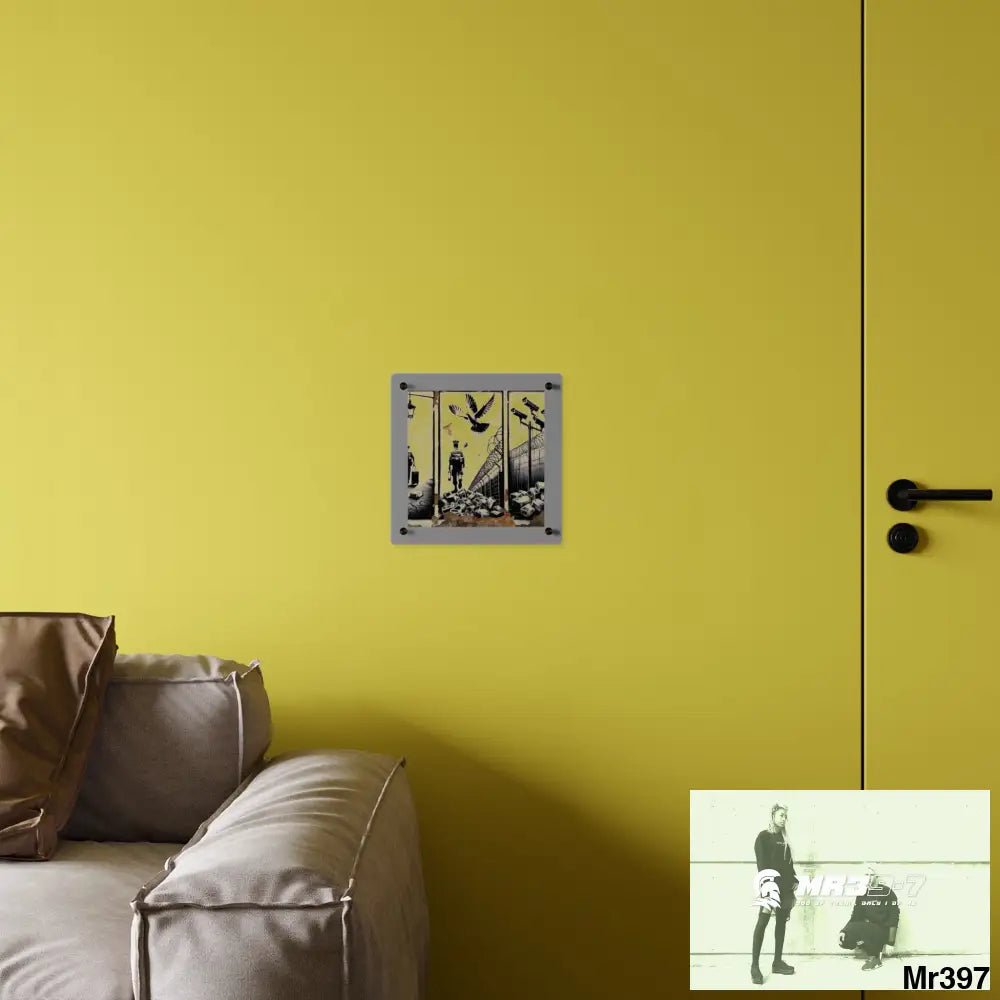 My life my deaths their plans failed 2001 to 2025 no 5 Ltd Edition Acrylic Wall Art Panels 11’’ x 11’’ / 0.25’’ Home