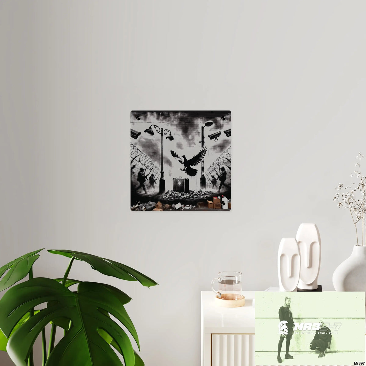My life my deaths their plans failed 2001 to 2025 no 5 Ltd Edition Acrylic Wall Art Panels 11’’ x 11’’ / 0.25’’ Home