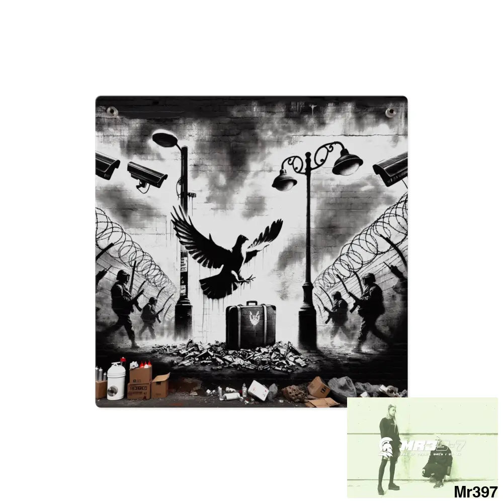 My life my deaths their plans failed 2001 to 2025 no 6 Ltd Edition Acrylic Wall Art Panels 16″ x 16″ / 0.25’’ Home Decor