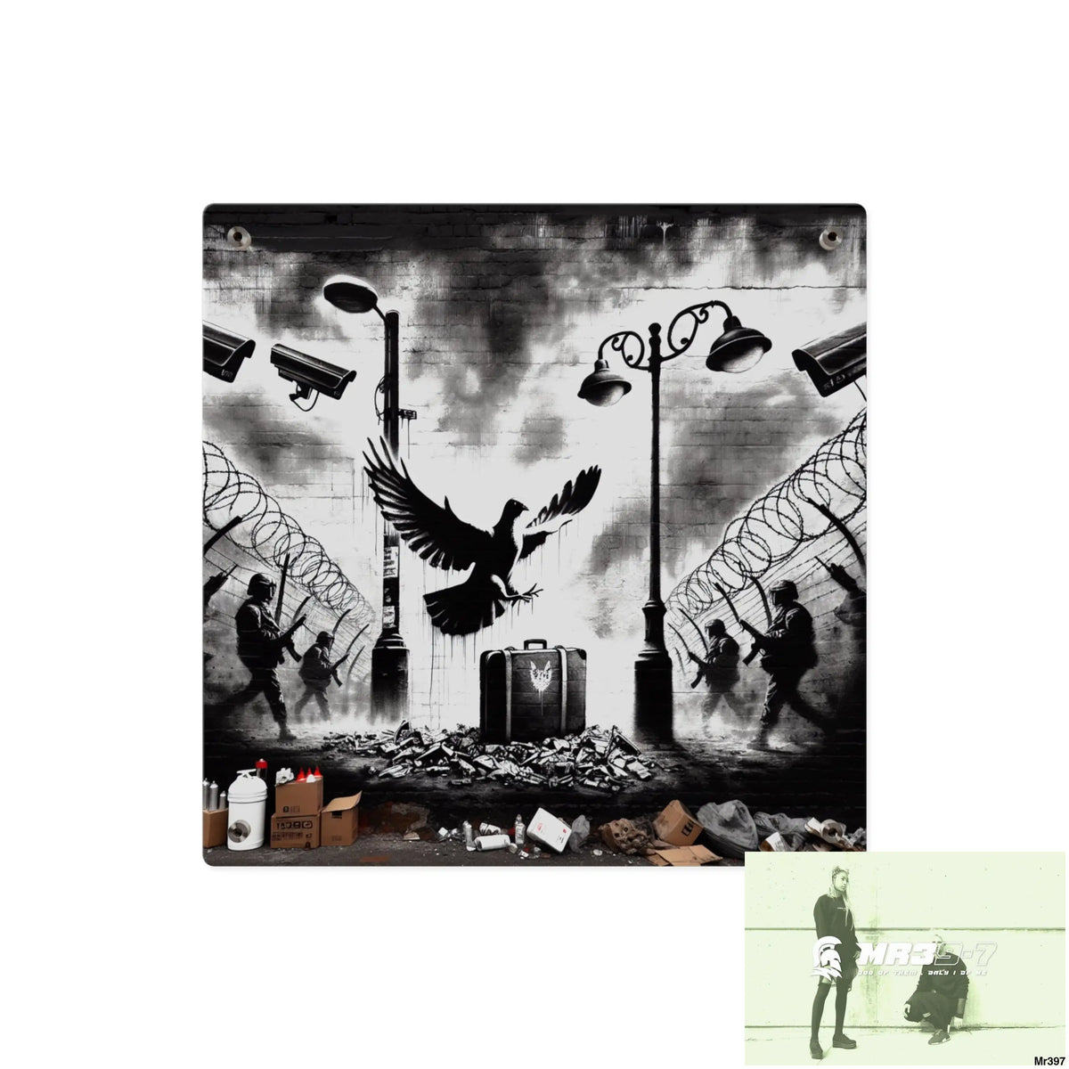My life my deaths their plans failed 2001 to 2025 no 6 Ltd Edition Acrylic Wall Art Panels 16″ x 16″ / 0.25’’ Home Decor