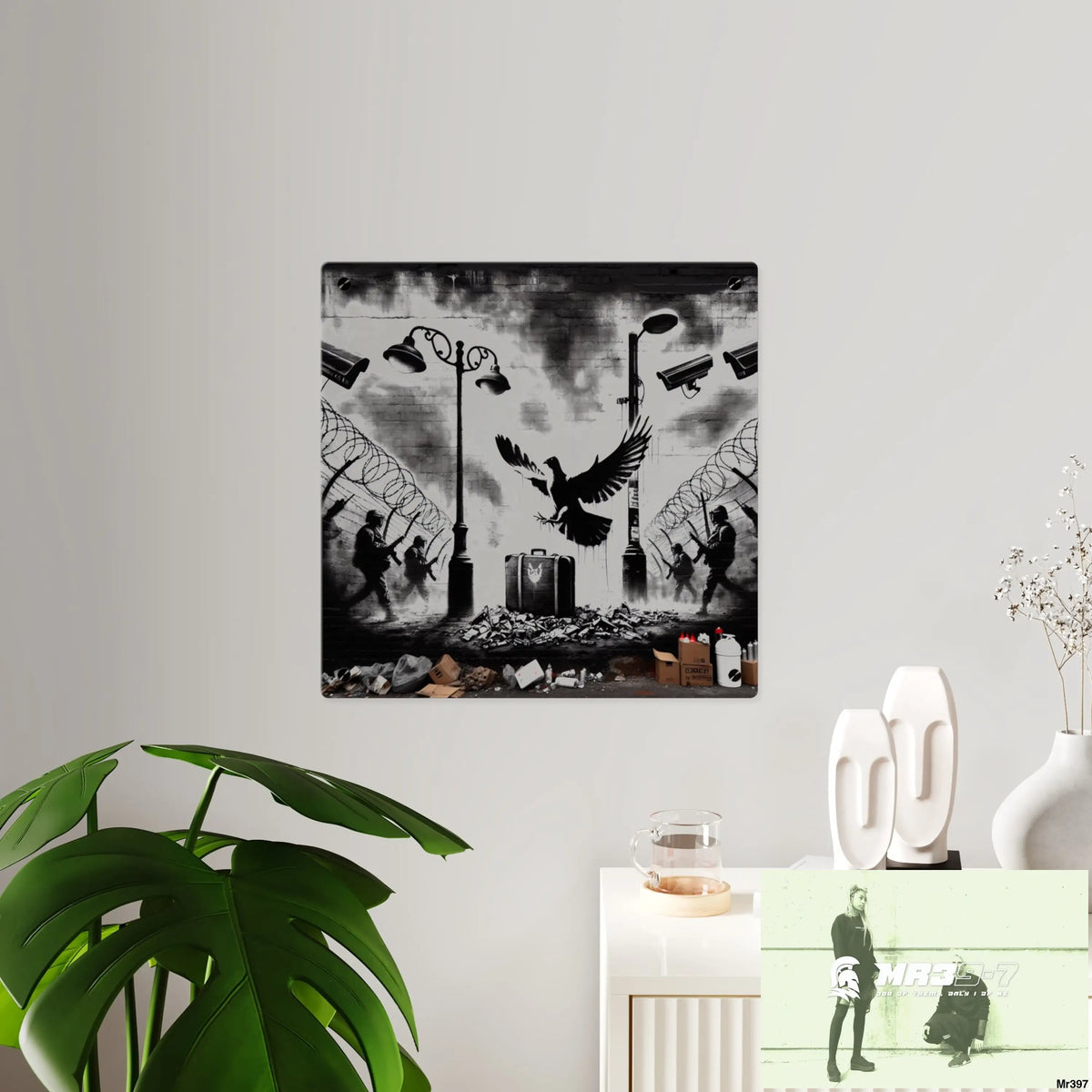 My life my deaths their plans failed 2001 to 2025 no 6 Ltd Edition Acrylic Wall Art Panels 16″ x 16″ / 0.25’’ Home Decor