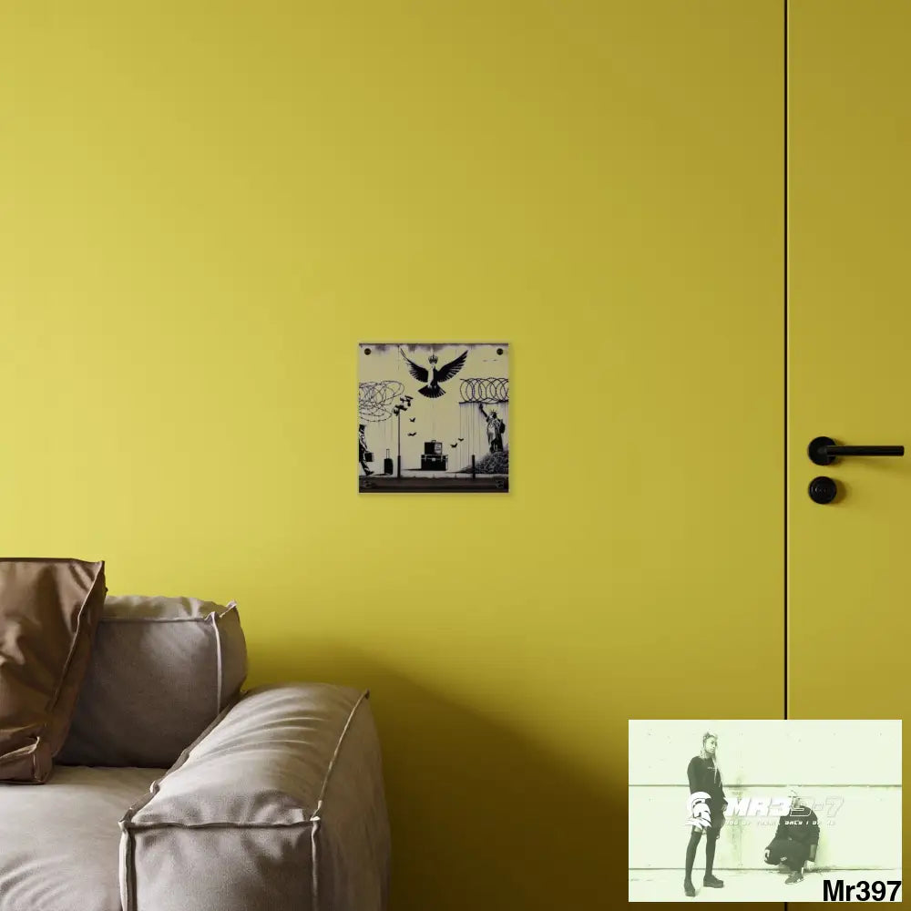 My life my deaths their plans failed 2001 to 2025 size 2 Ltd Edition Acrylic Wall Art Panels 11’’ x 11’’ / 0.25’’ Home