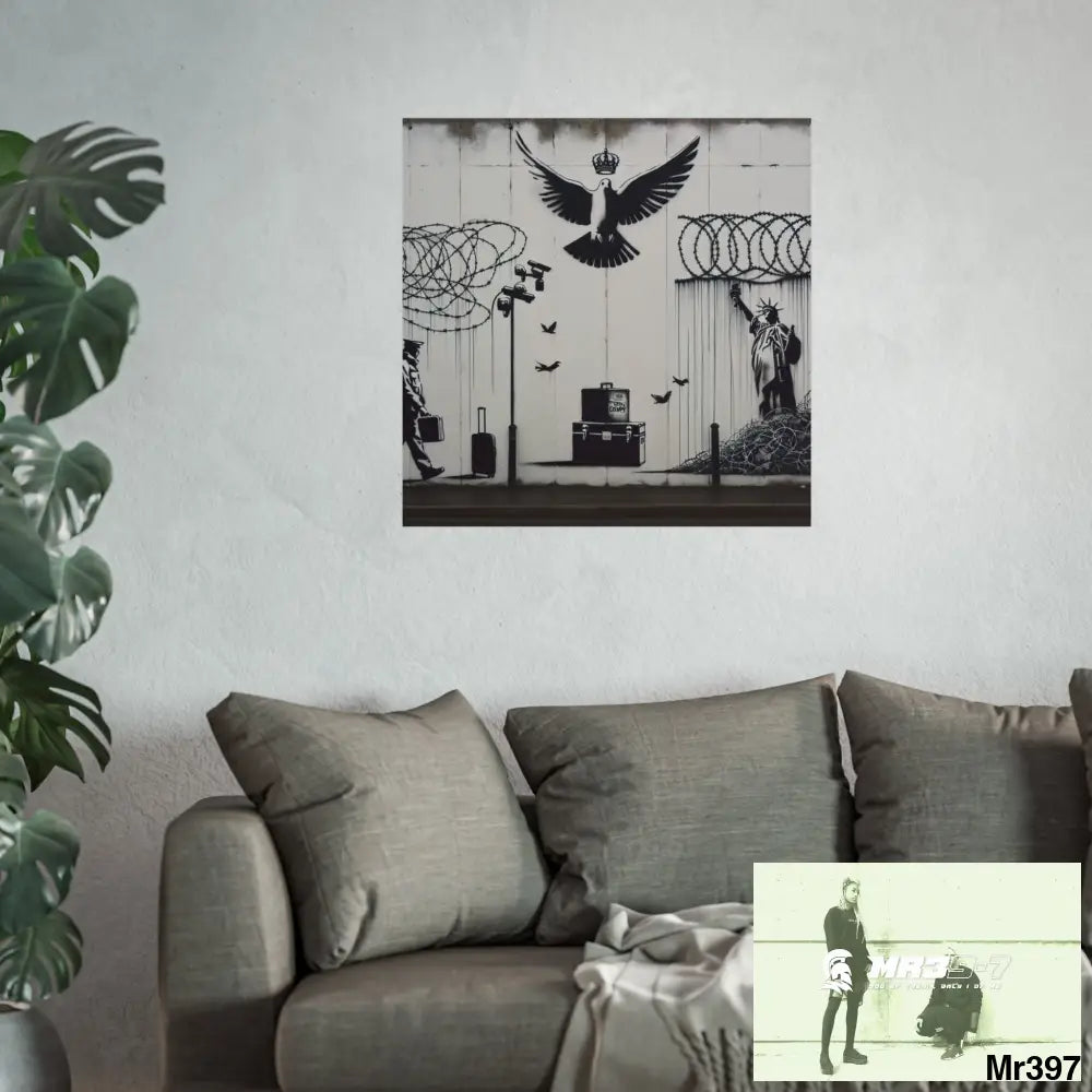 My Life My Deaths Their Plans Failed Banksy inspired Fine Art Posters Poster