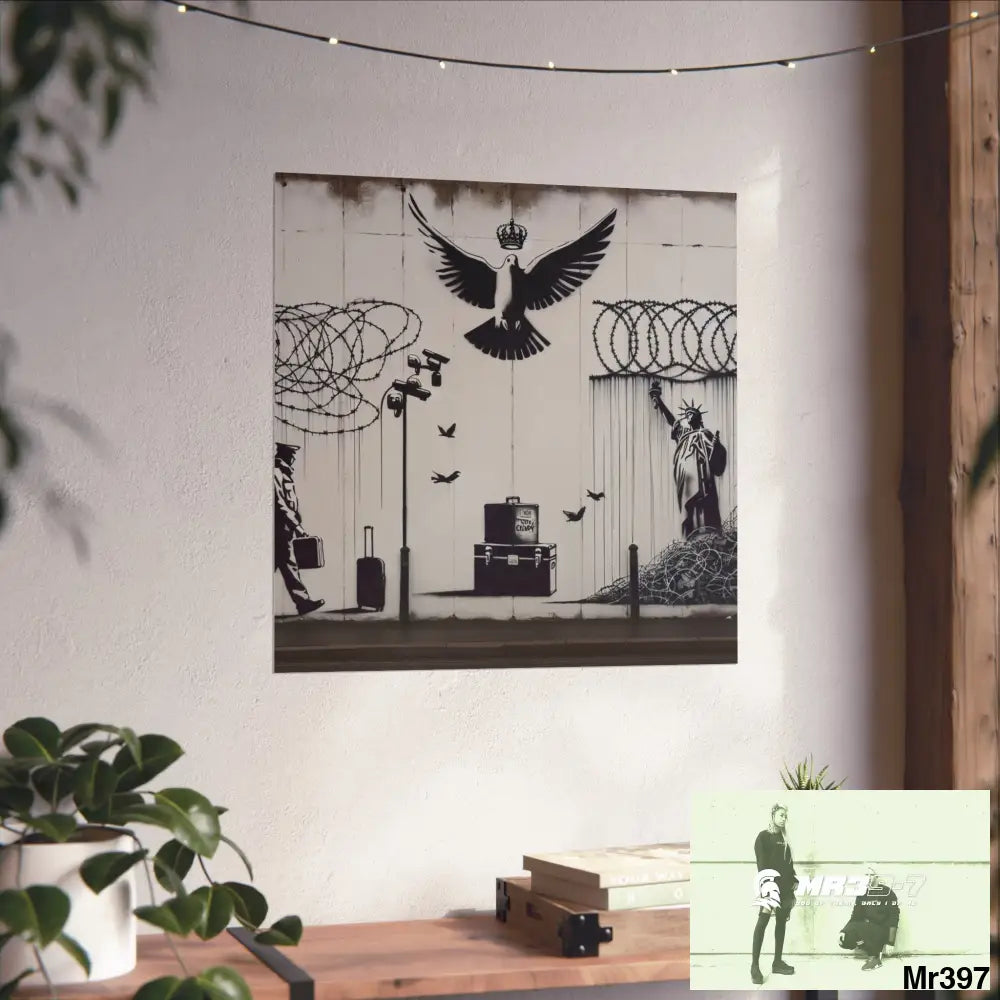 My Life My Deaths Their Plans Failed Banksy inspired Fine Art Posters Poster