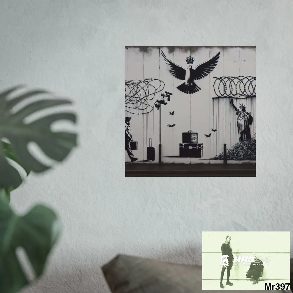 My Life My Deaths Their Plans Failed Banksy inspired Fine Art Posters Poster