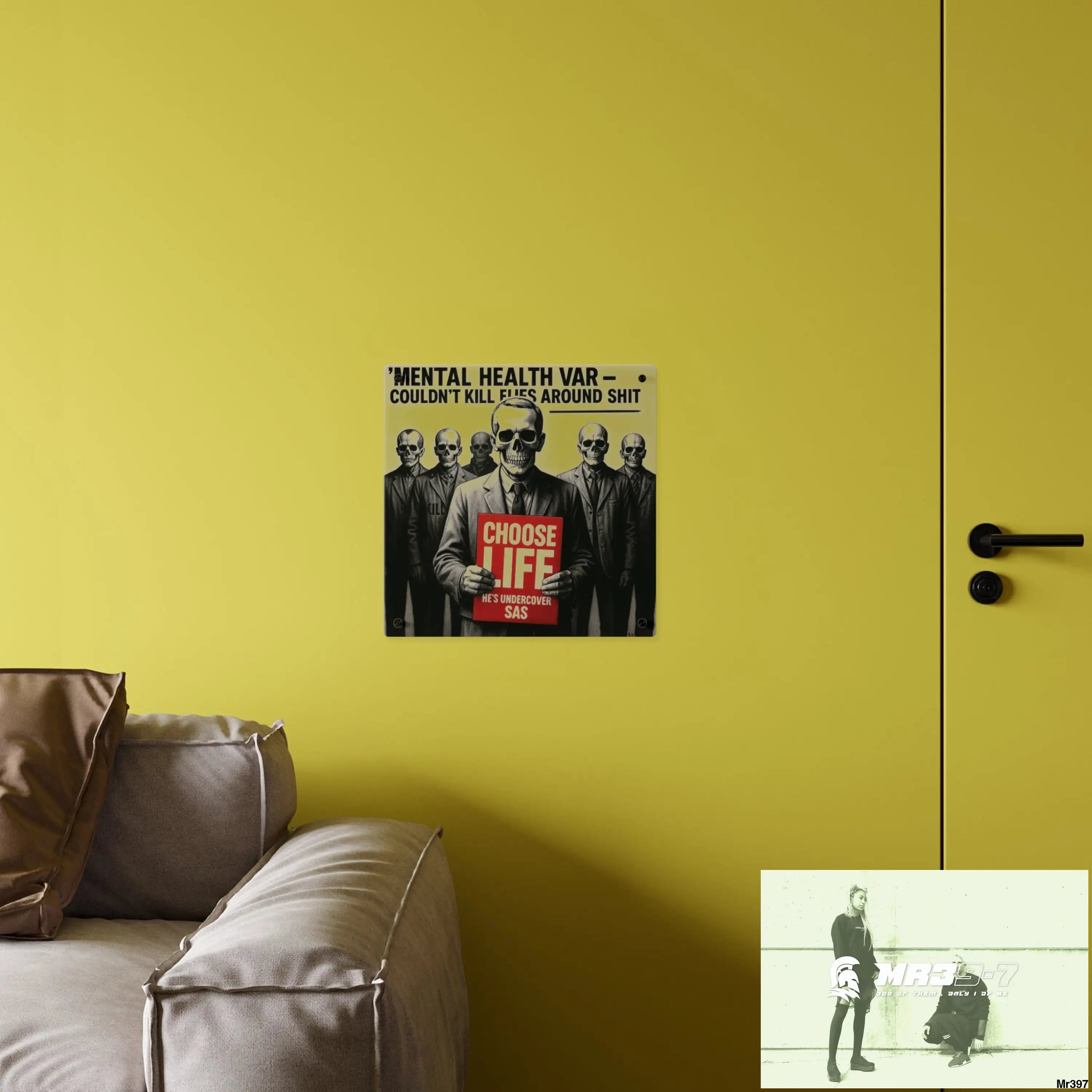 MY LIFE MY DEATHS THEIR PLANS FAILED Inside a Mental Health VAR (2012–2025) Limited Edition Acrylic Wall Art