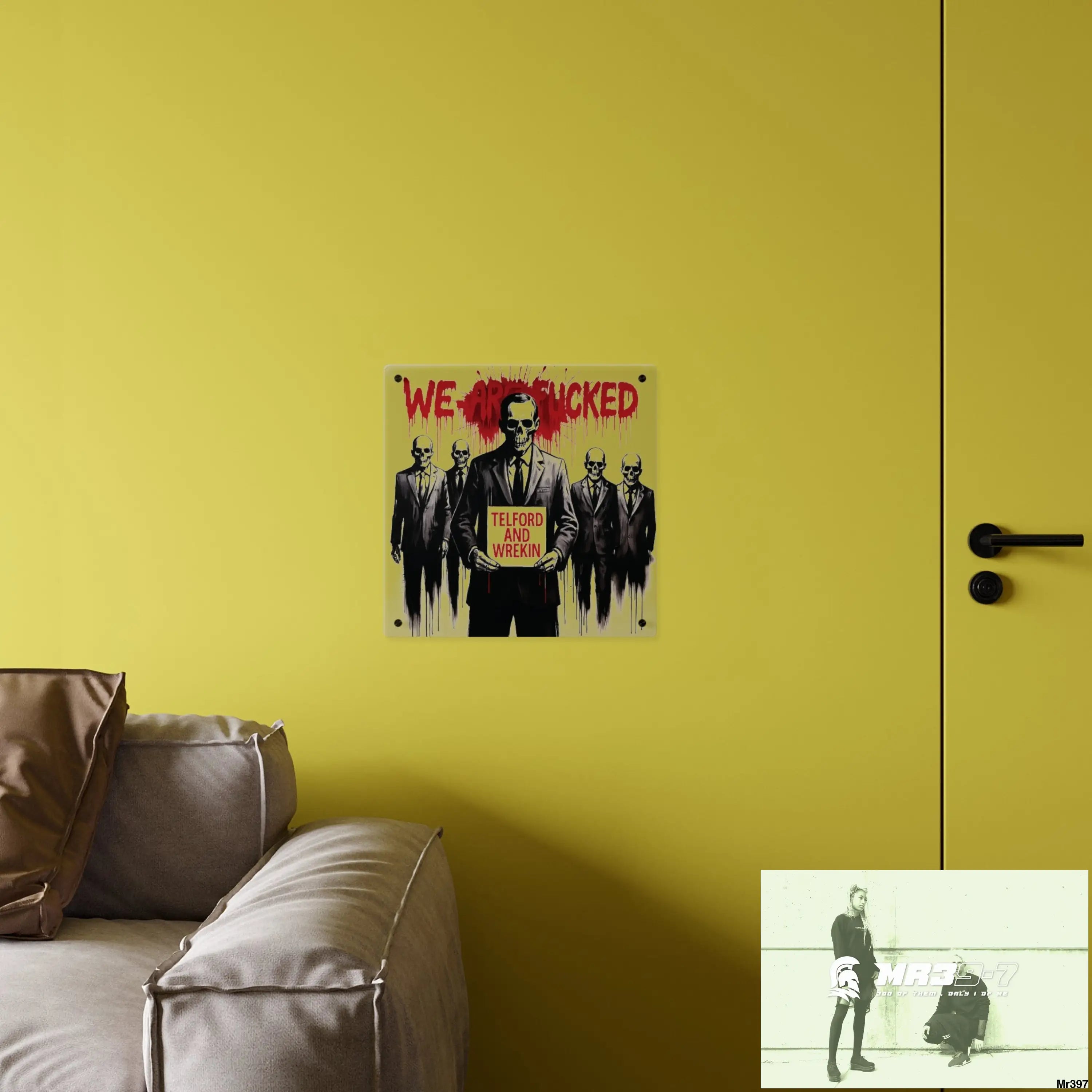 MY LIFE MY DEATHS THEIR PLANS FAILED Inside a Mental Health VAR (2012–2025) Limited Edition Acrylic Wall Art