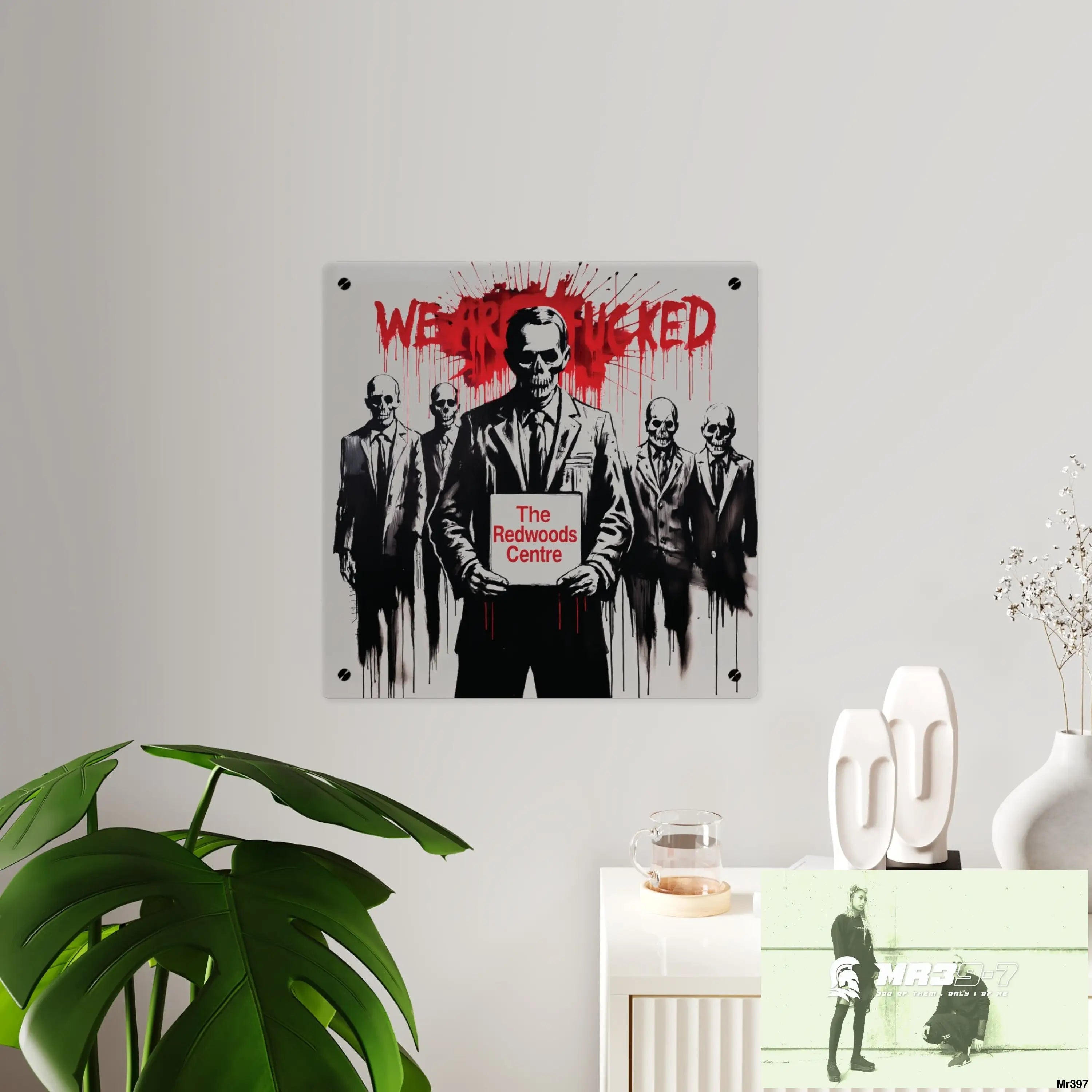 MY LIFE MY DEATHS THEIR PLANS FAILED Inside a Mental Health VAR (2012–2025) Limited Edition Acrylic Wall Art