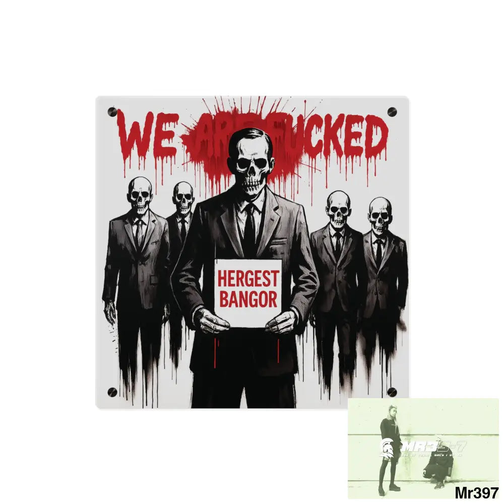 MY LIFE MY DEATHS THEIR PLANS FAILED Inside a Mental Health VAR (2012–2025) Limited Edition Acrylic Wall Art