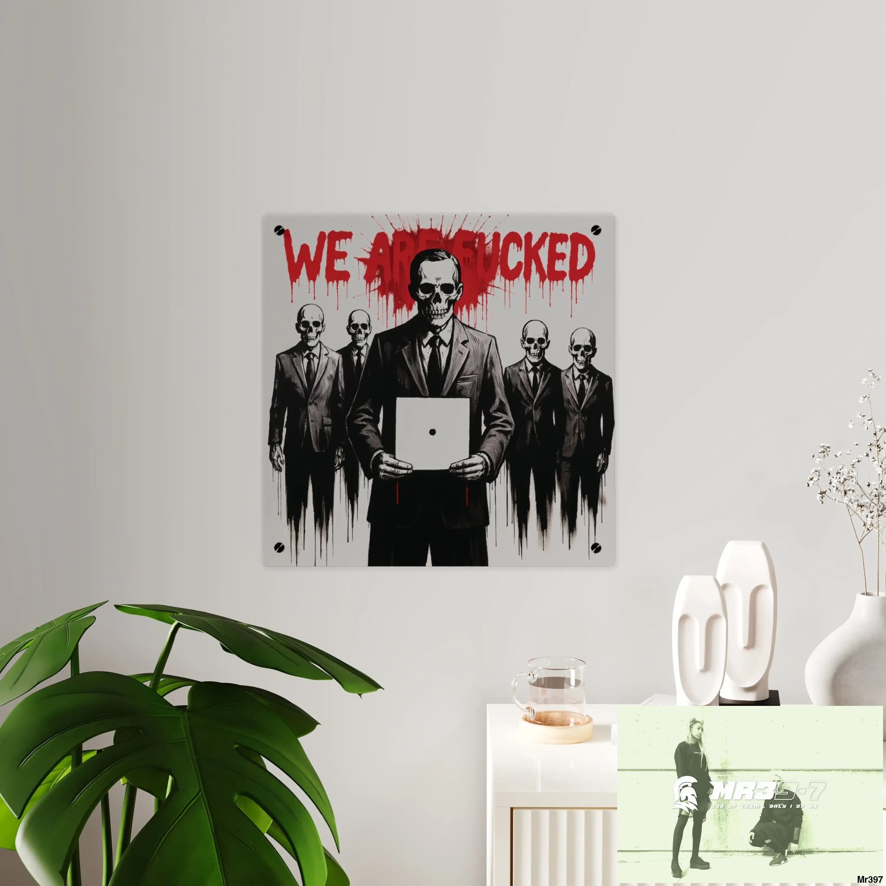 MY LIFE MY DEATHS THEIR PLANS FAILED Inside a Mental Health VAR (2012–2025) Limited Edition Acrylic Wall Art