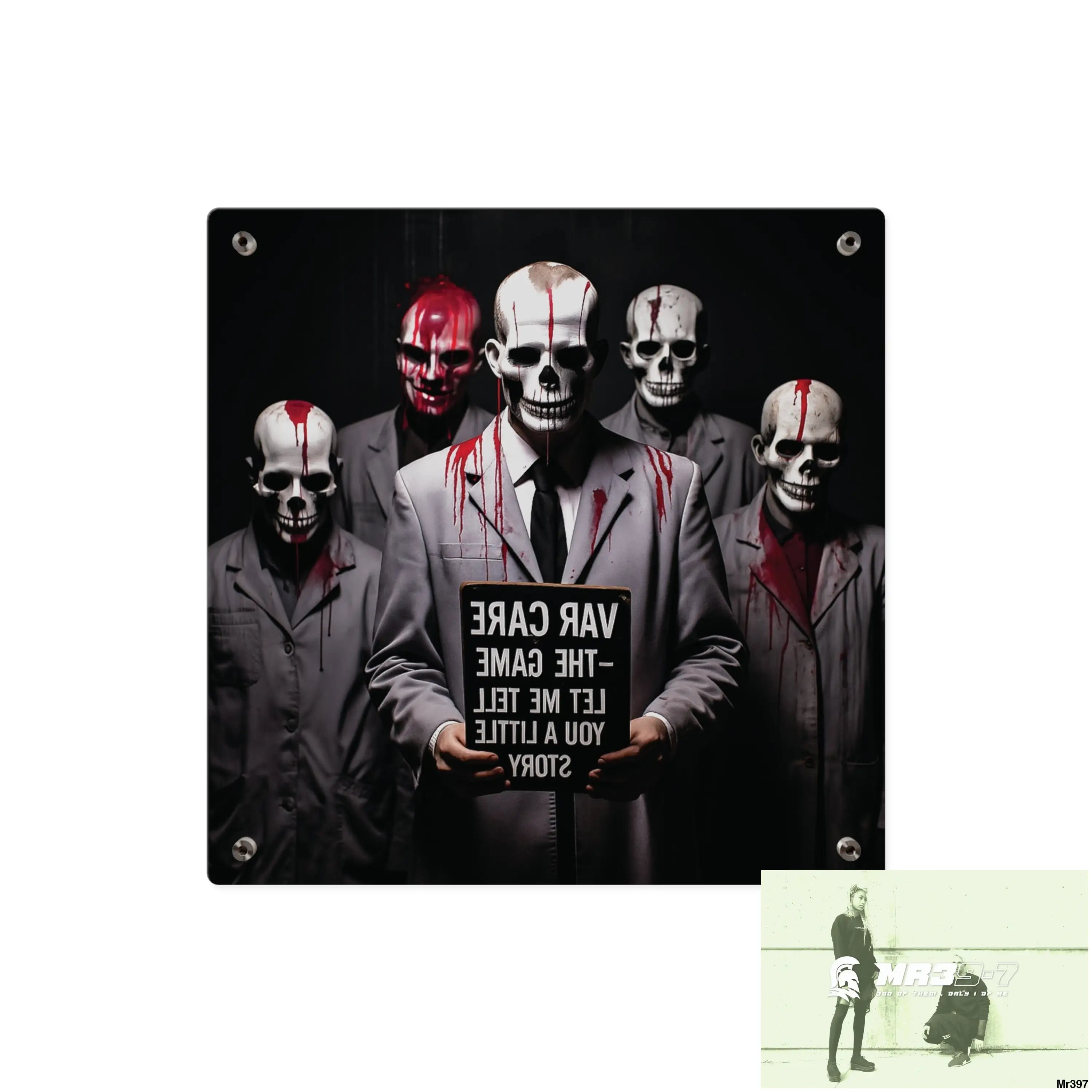 MY LIFE MY DEATHS THEIR PLANS FAILED Inside a Mental Health VAR (2012–2025) Limited Edition Acrylic Wall Art