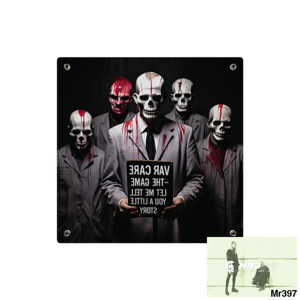 MY LIFE MY DEATHS THEIR PLANS FAILED Inside a Mental Health VAR (2012–2025) Limited Edition Acrylic Wall Art