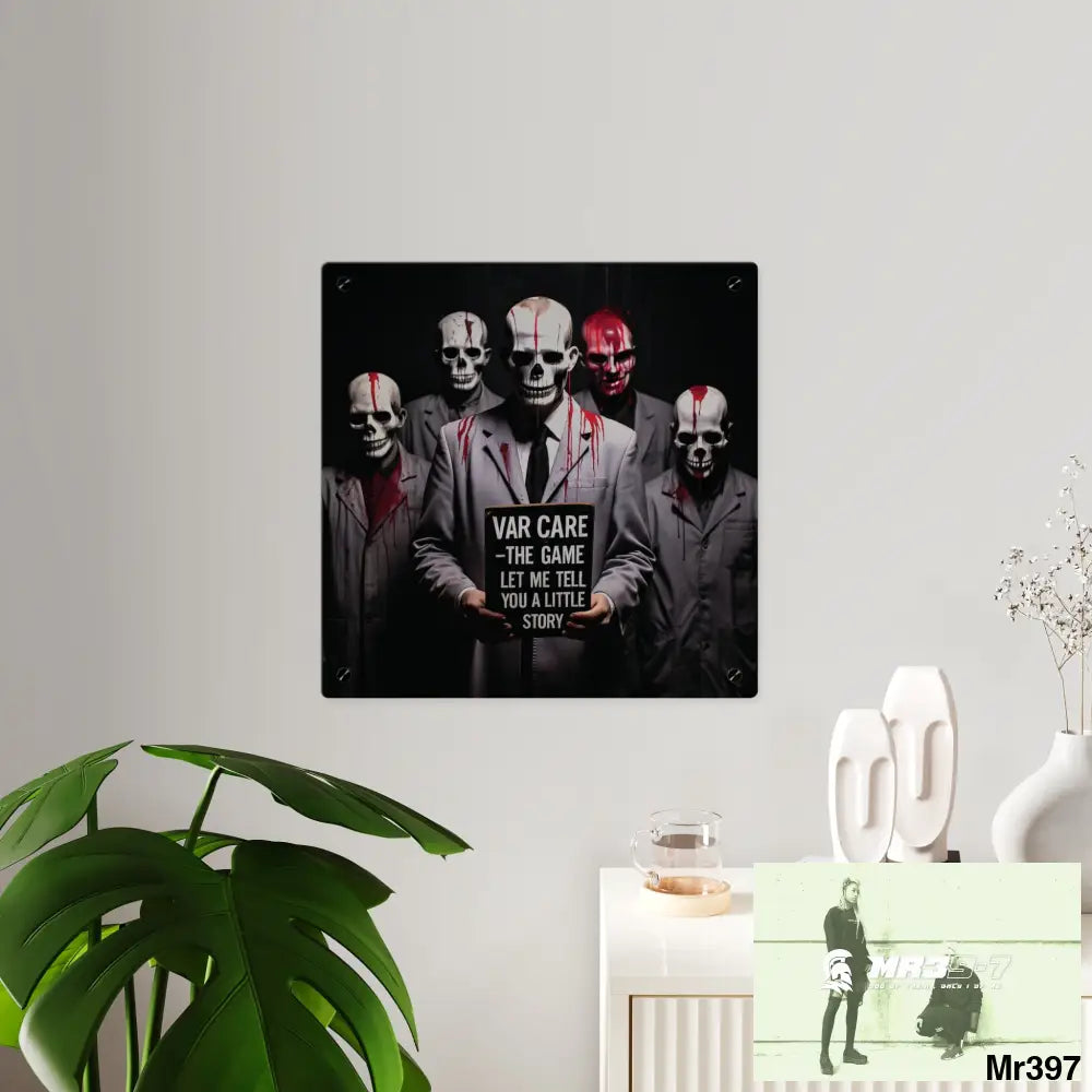 MY LIFE MY DEATHS THEIR PLANS FAILED Inside a Mental Health VAR (2012–2025) Limited Edition Acrylic Wall Art