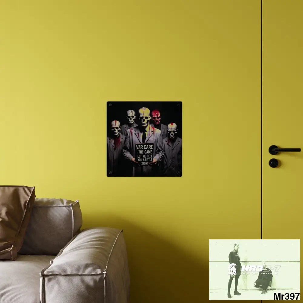 MY LIFE MY DEATHS THEIR PLANS FAILED Inside a Mental Health VAR (2012–2025) Limited Edition Acrylic Wall Art