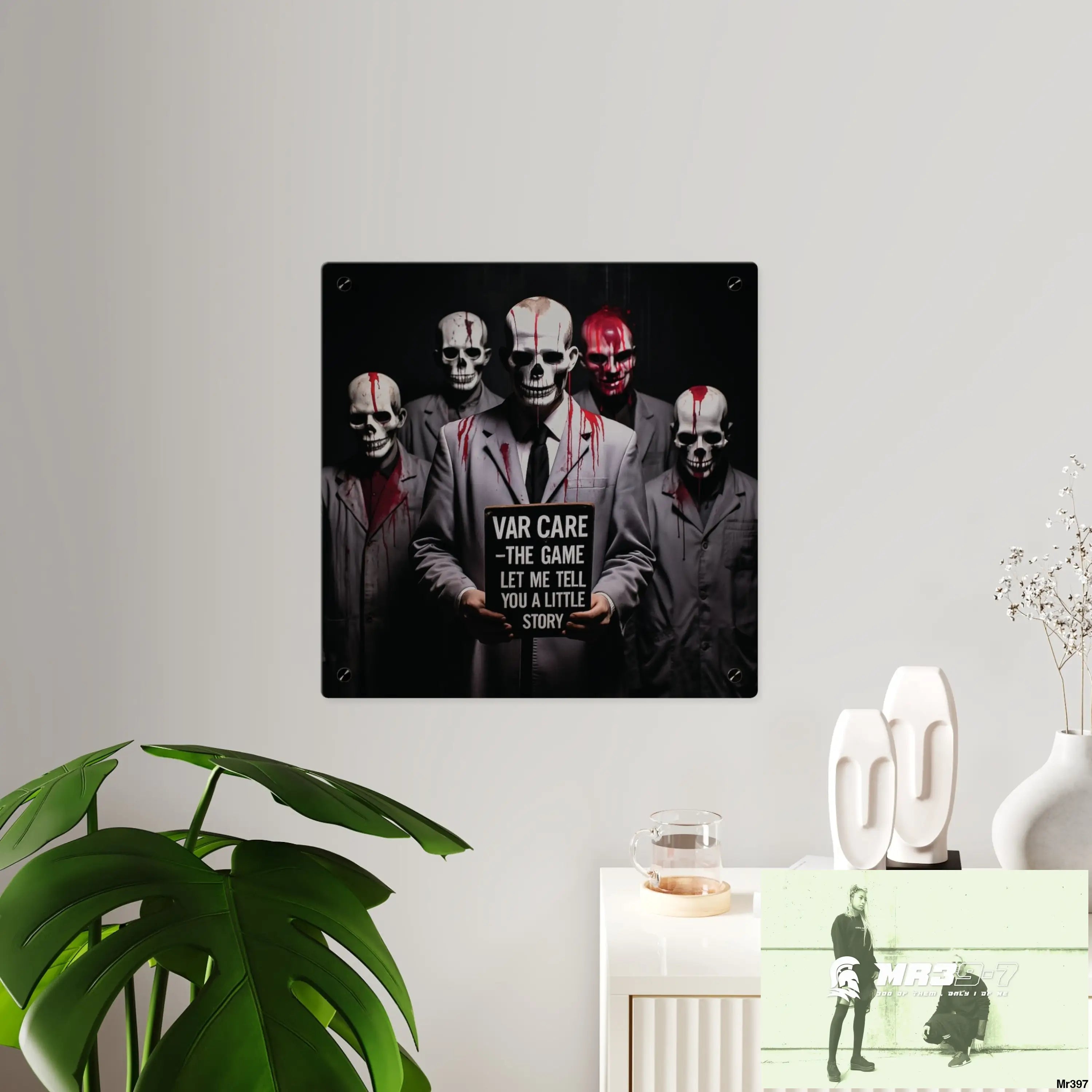 MY LIFE MY DEATHS THEIR PLANS FAILED Inside a Mental Health VAR (2012–2025) Limited Edition Acrylic Wall Art