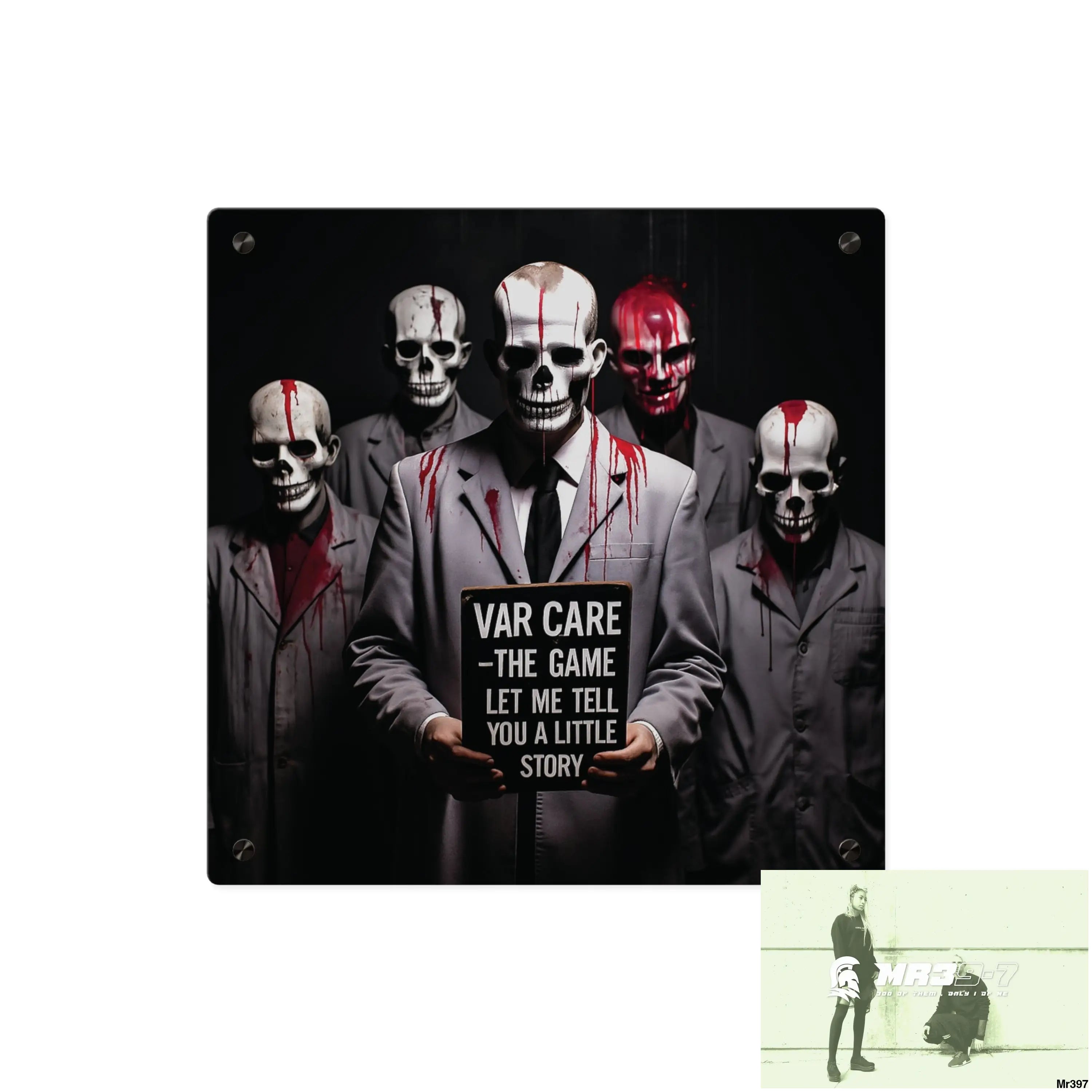 MY LIFE MY DEATHS THEIR PLANS FAILED Inside a Mental Health VAR (2012–2025) Limited Edition Acrylic Wall Art