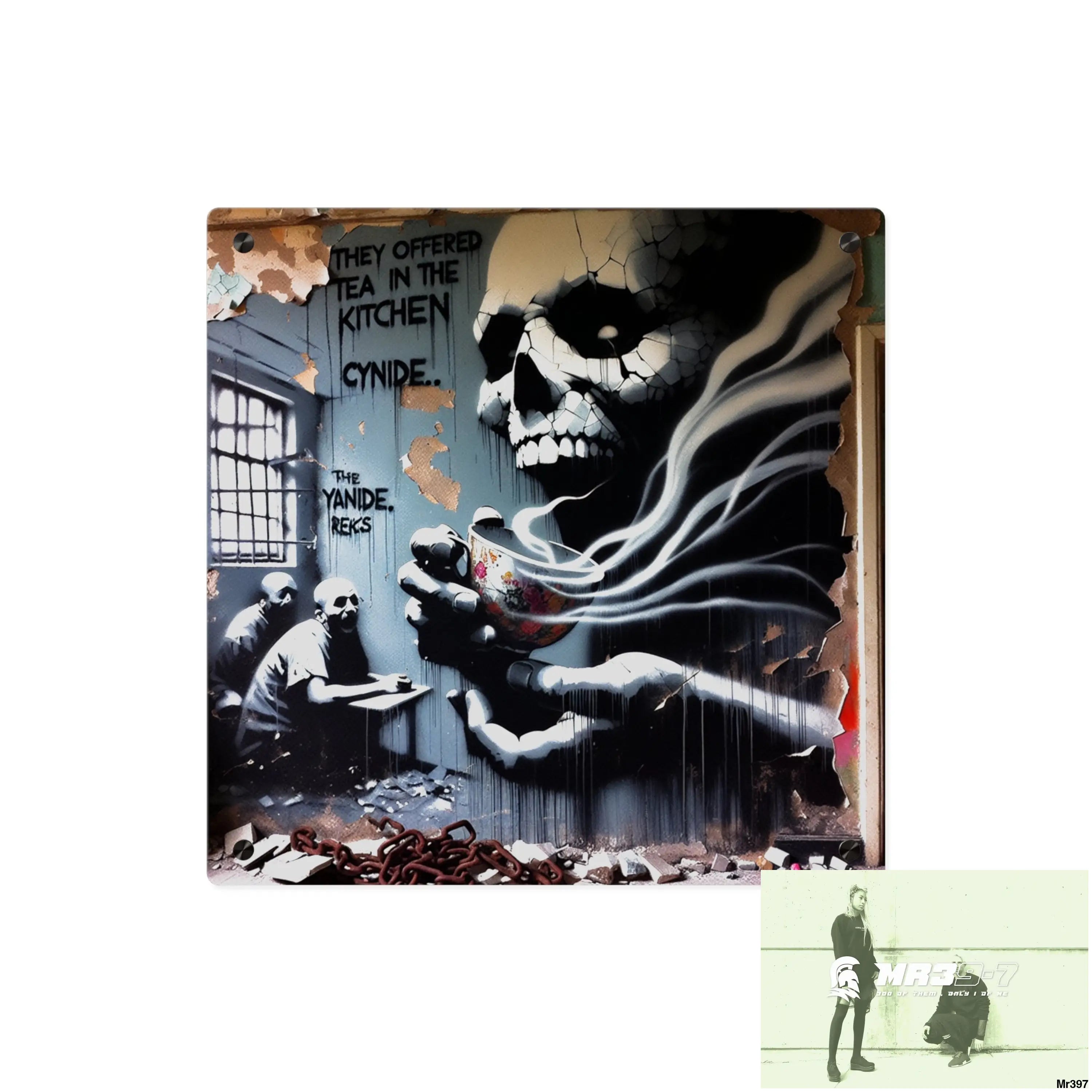 My life my deaths their plans failed inside a Mental Health VAR 2012 to 2025 Ltd Edition no 10 Acrylic Wall Art Panels