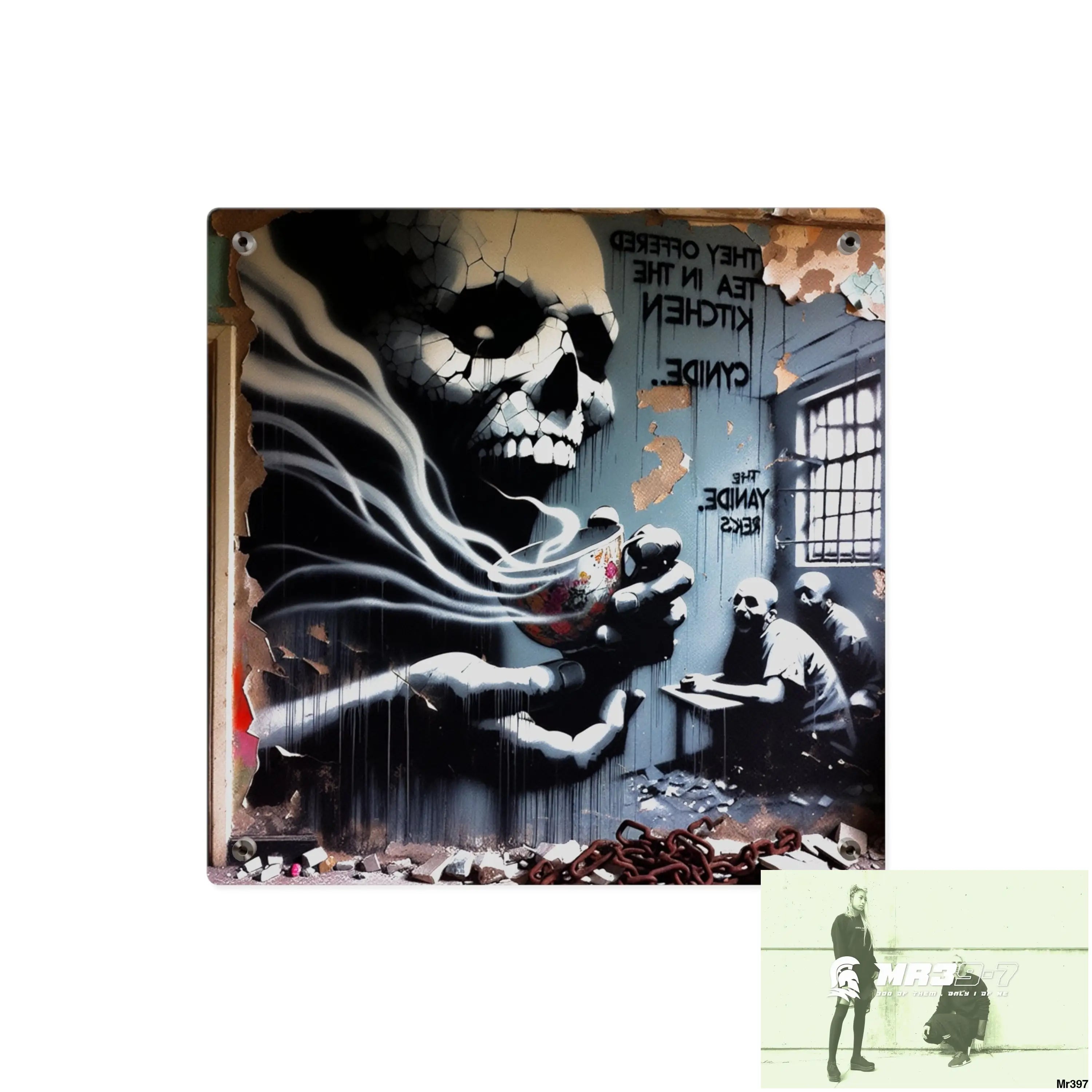 My life my deaths their plans failed inside a Mental Health VAR 2012 to 2025 Ltd Edition no 10 Acrylic Wall Art Panels