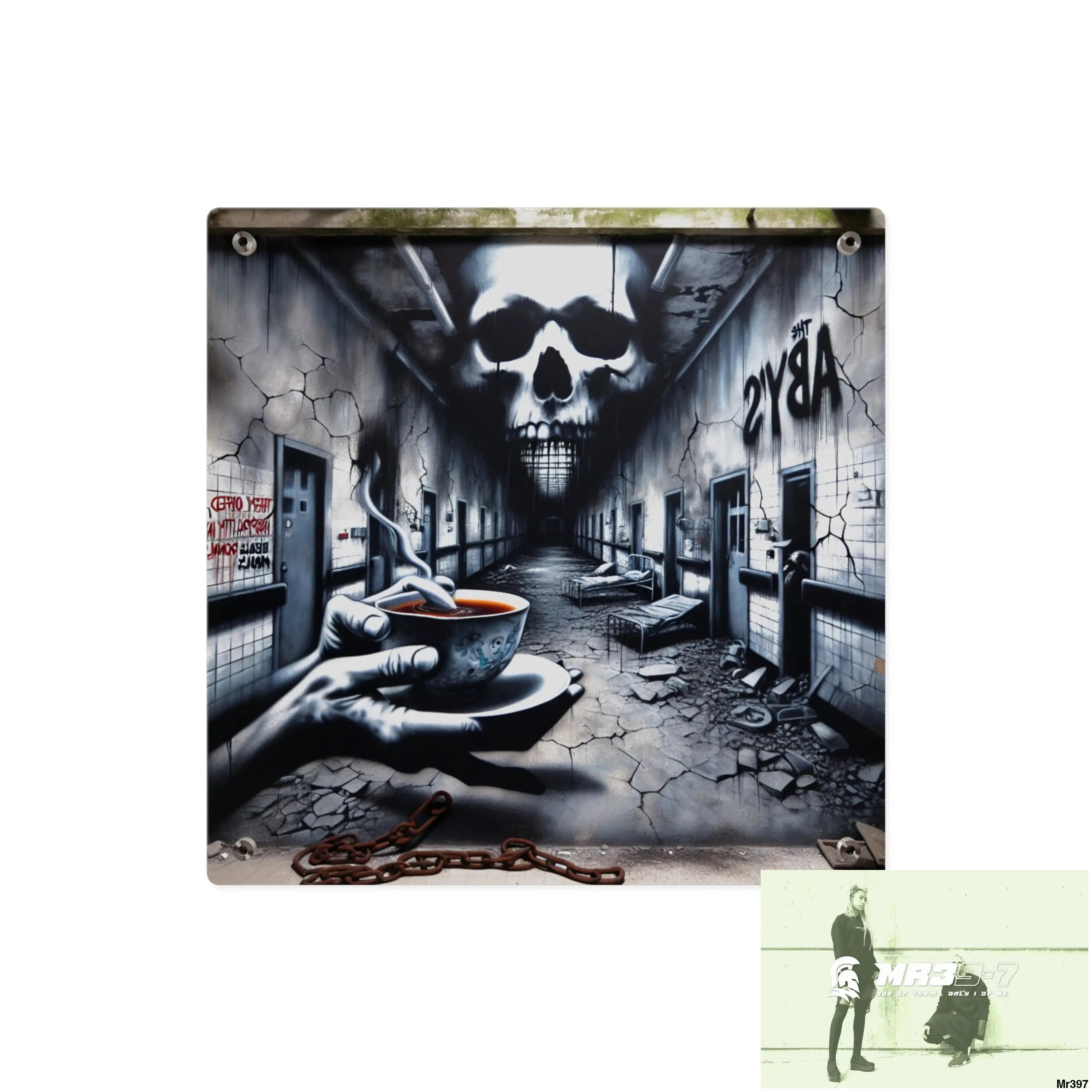 My life my deaths their plans failed inside a Mental Health VAR 2012 to 2025 Ltd Edition no 11 Acrylic Wall Art Panels
