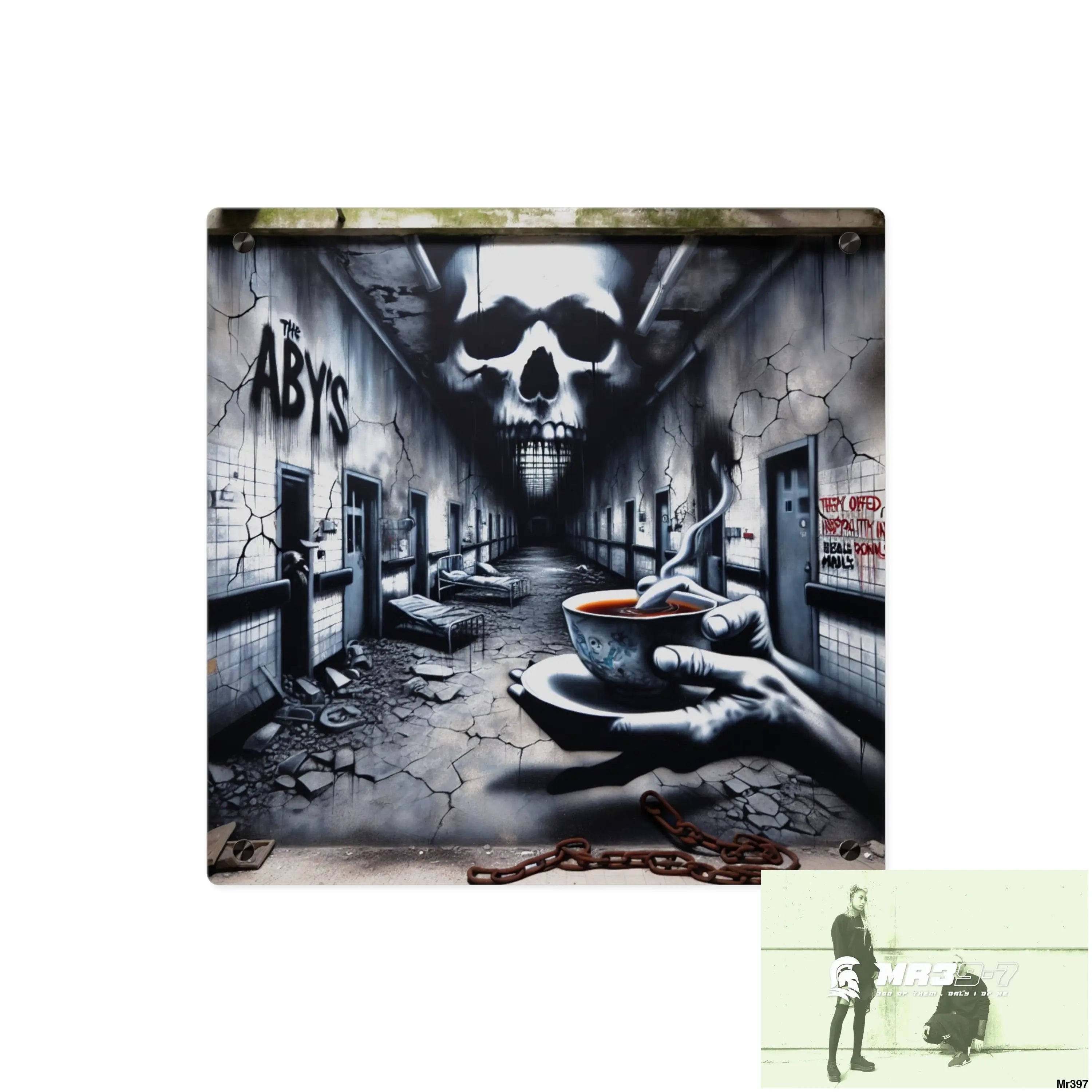 My life my deaths their plans failed inside a Mental Health VAR 2012 to 2025 Ltd Edition no 11 Acrylic Wall Art Panels