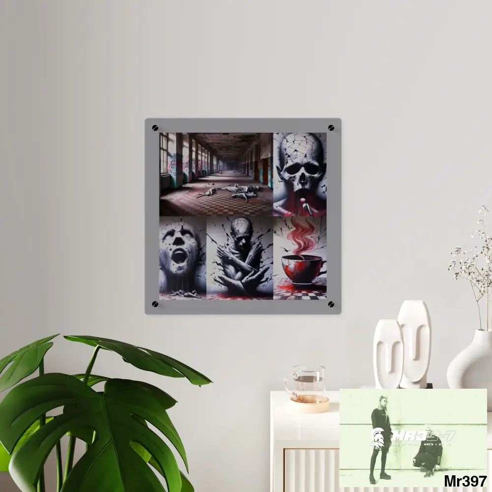 My life my deaths their plans failed inside a Mental Health VAR 2012 to 2025 Ltd Edition no 12 Acrylic Wall Art Panels