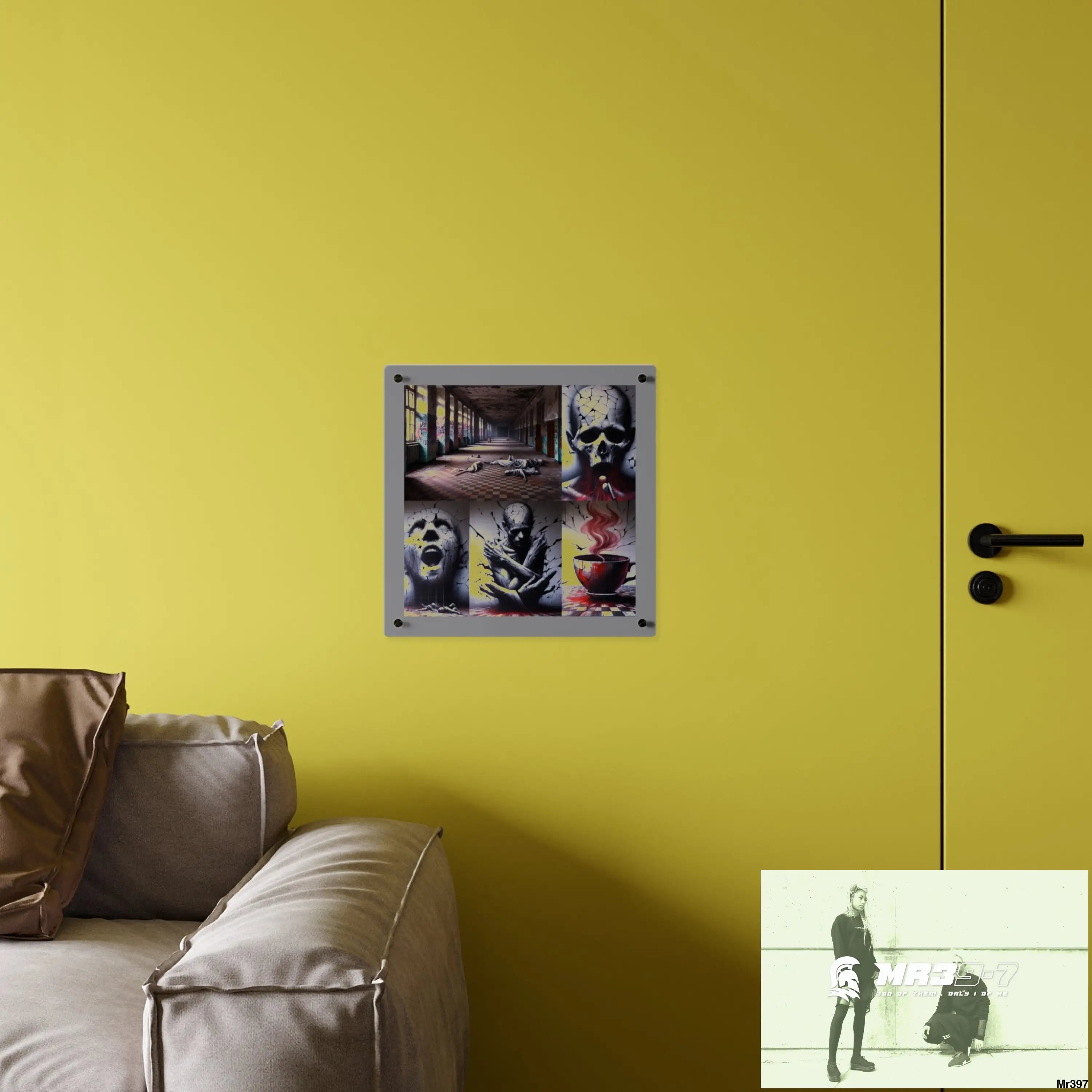 My life my deaths their plans failed inside a Mental Health VAR 2012 to 2025 Ltd Edition no 12 Acrylic Wall Art Panels