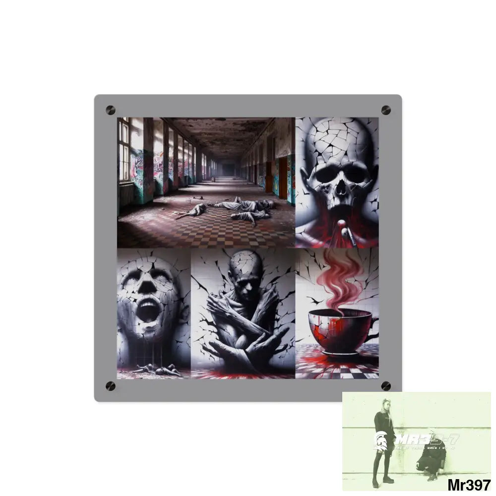 My life my deaths their plans failed inside a Mental Health VAR 2012 to 2025 Ltd Edition no 12 Acrylic Wall Art Panels