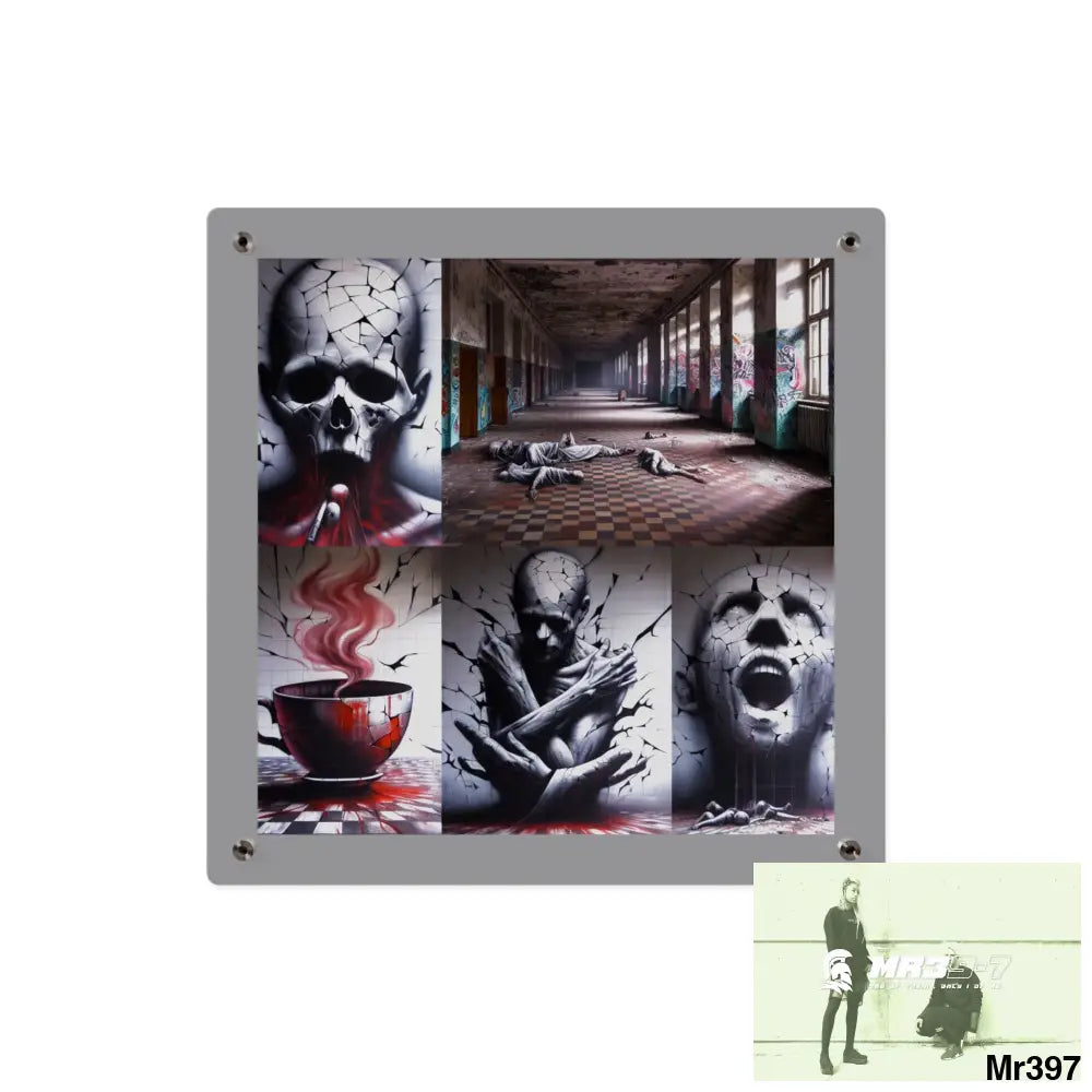 My life my deaths their plans failed inside a Mental Health VAR 2012 to 2025 Ltd Edition no 12 Acrylic Wall Art Panels