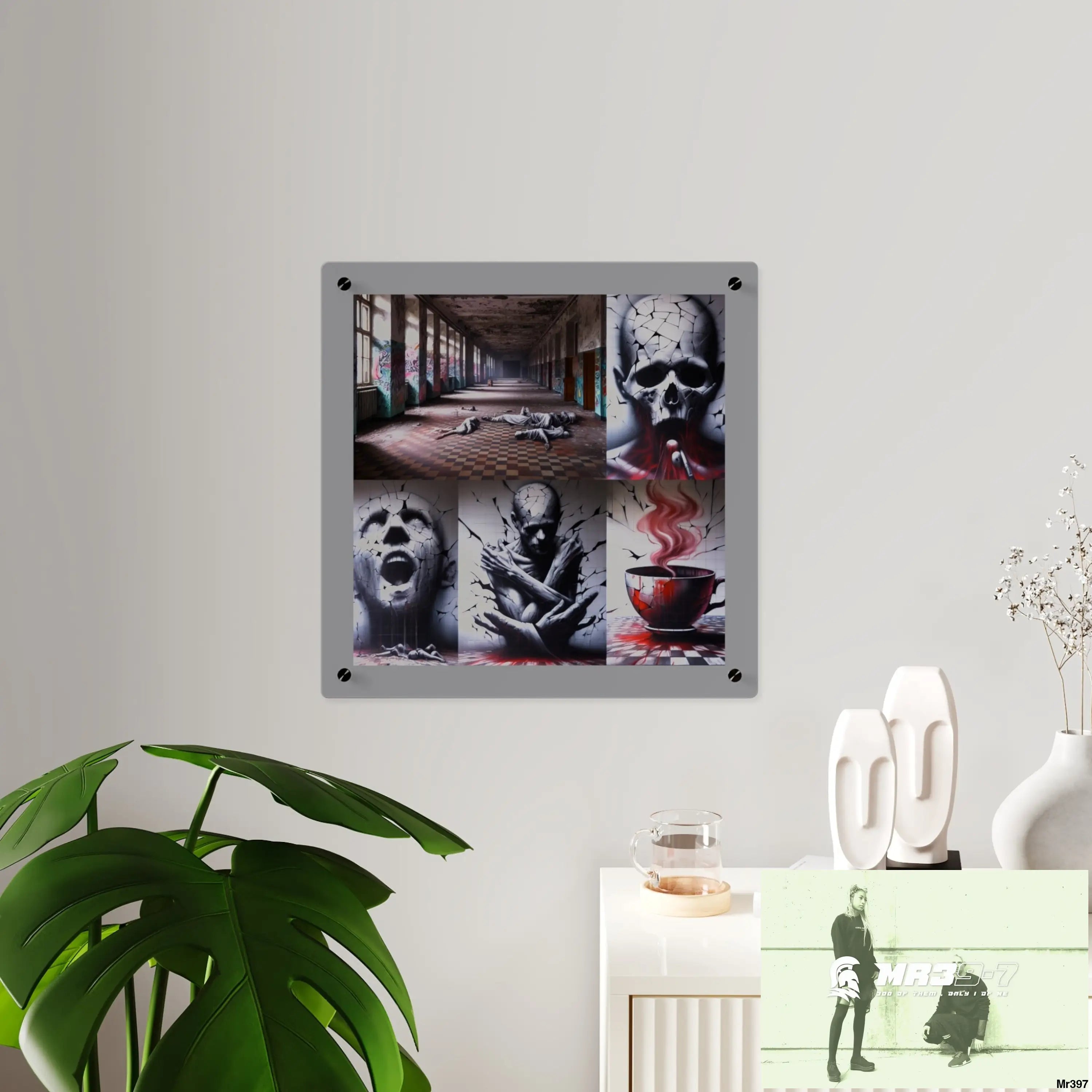 My life my deaths their plans failed inside a Mental Health VAR 2012 to 2025 Ltd Edition no 12 Acrylic Wall Art Panels