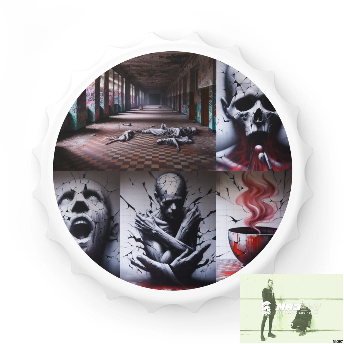 MY LIFE MY DEATHS THEIR PLANS FAILED INSIDE A MENTAL HEALTH VAR 2012 TO 2025 LTD EDITION NO 12 Magnetic Bottle Opener