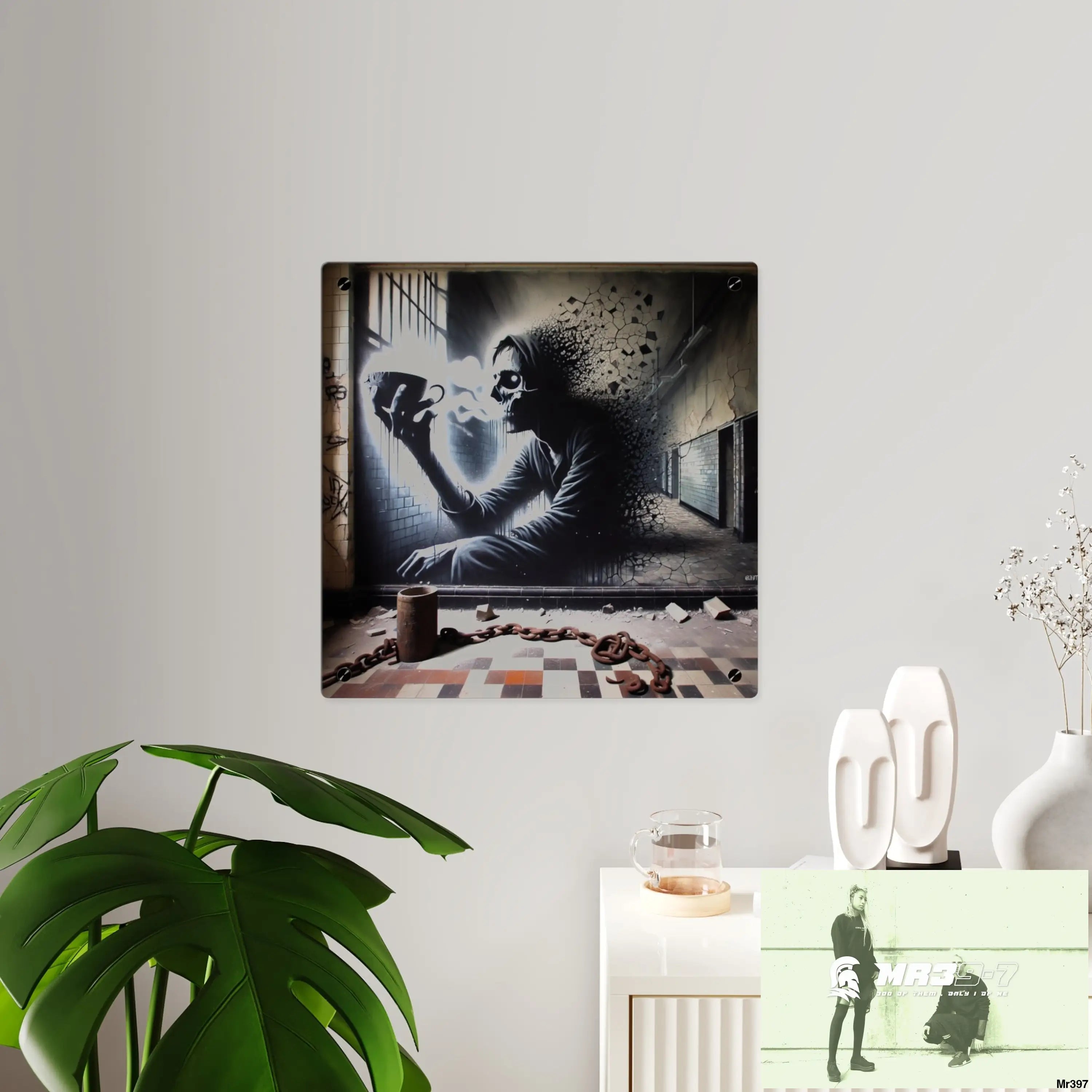 My life my deaths their plans failed inside a Mental Health VAR 2012 to 2025 Ltd Edition no 13 Acrylic Wall Art Panels