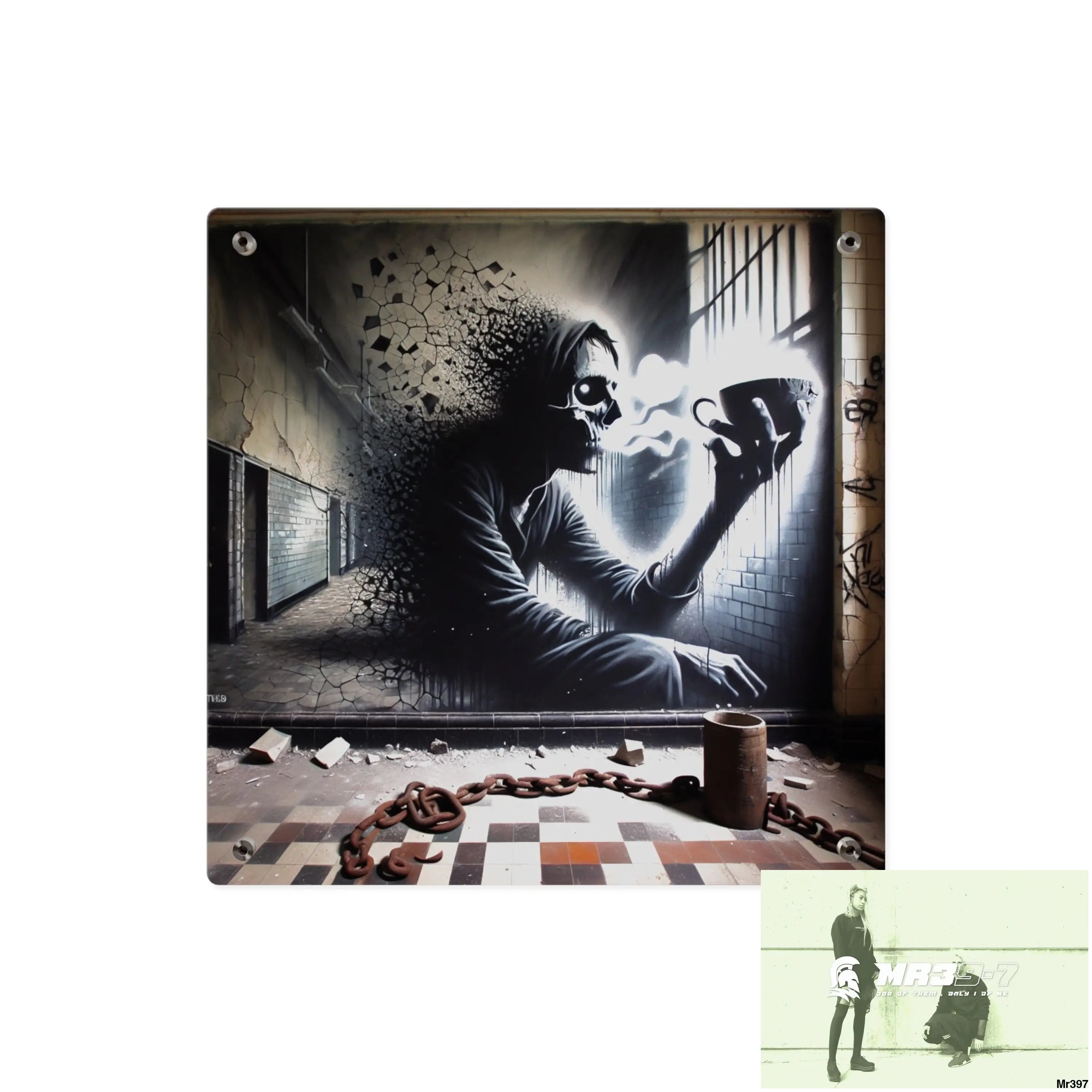 My life my deaths their plans failed inside a Mental Health VAR 2012 to 2025 Ltd Edition no 13 Acrylic Wall Art Panels
