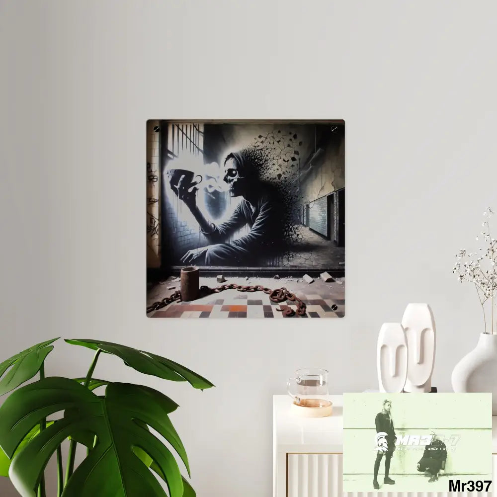 My life my deaths their plans failed inside a Mental Health VAR 2012 to 2025 Ltd Edition no 13 Acrylic Wall Art Panels