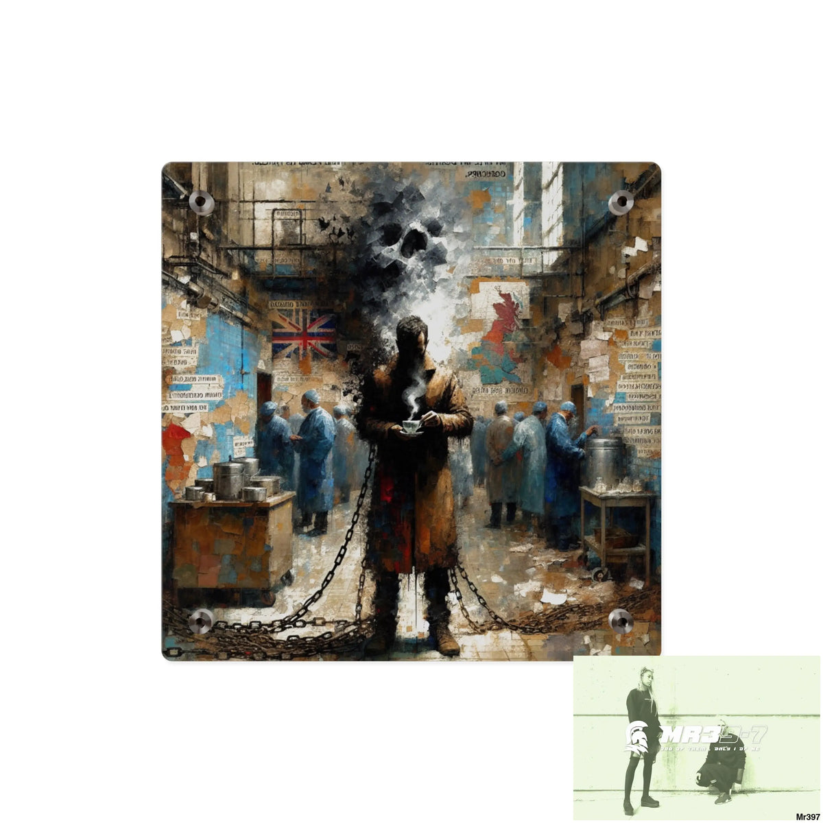 My life my deaths their plans failed inside a Mental Health VAR 2012 to 2025 Ltd Edition no 3 Acrylic Wall Art Panels