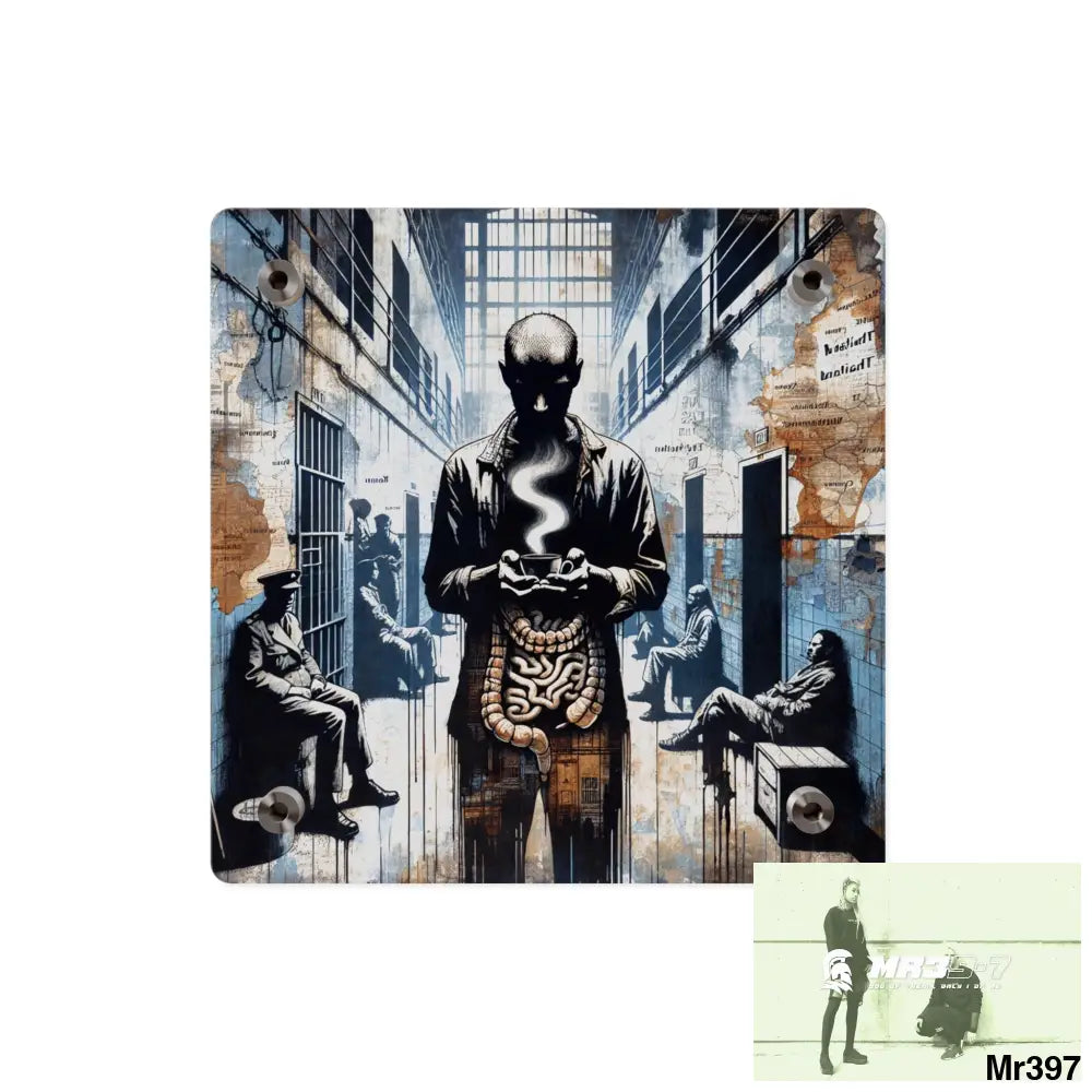 My life my deaths their plans failed inside a Mental Health VAR 2012 to 2025 Ltd Edition no 4 Acrylic Wall Art Panels