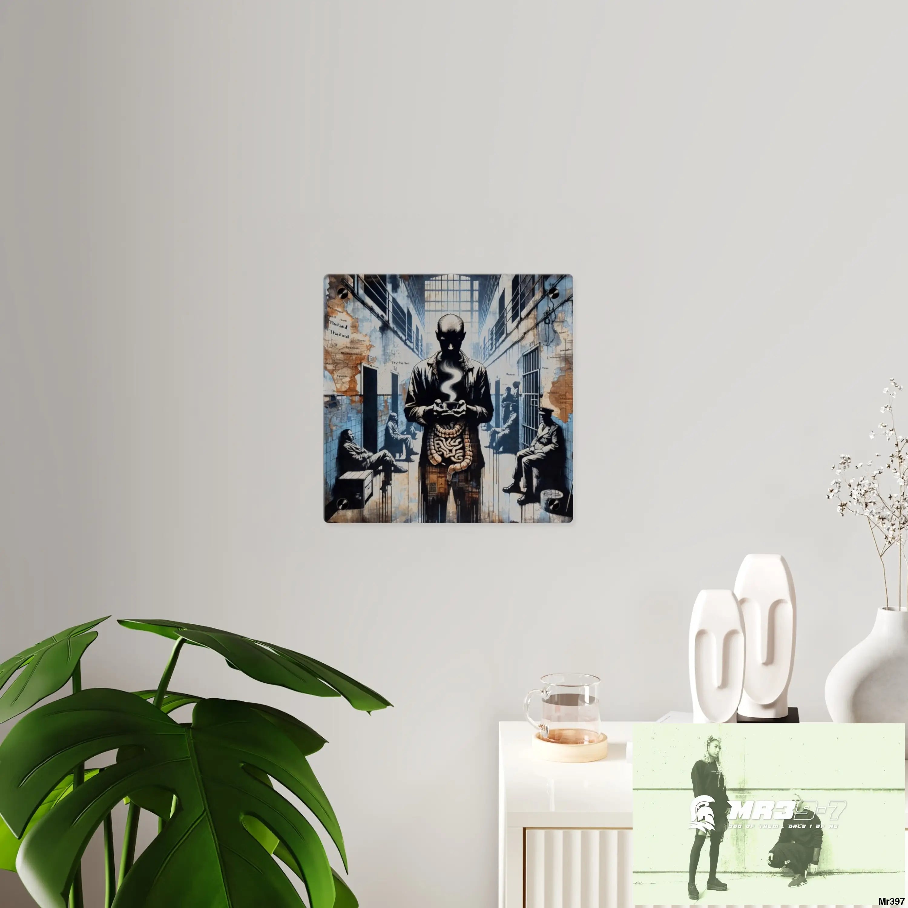 My life my deaths their plans failed inside a Mental Health VAR 2012 to 2025 Ltd Edition no 5 Acrylic Wall Art Panels