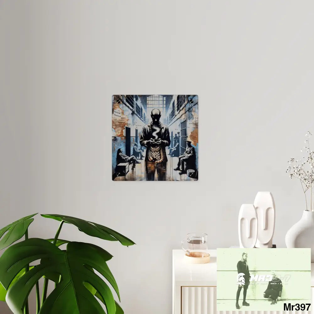 My life my deaths their plans failed inside a Mental Health VAR 2012 to 2025 Ltd Edition no 5 Acrylic Wall Art Panels