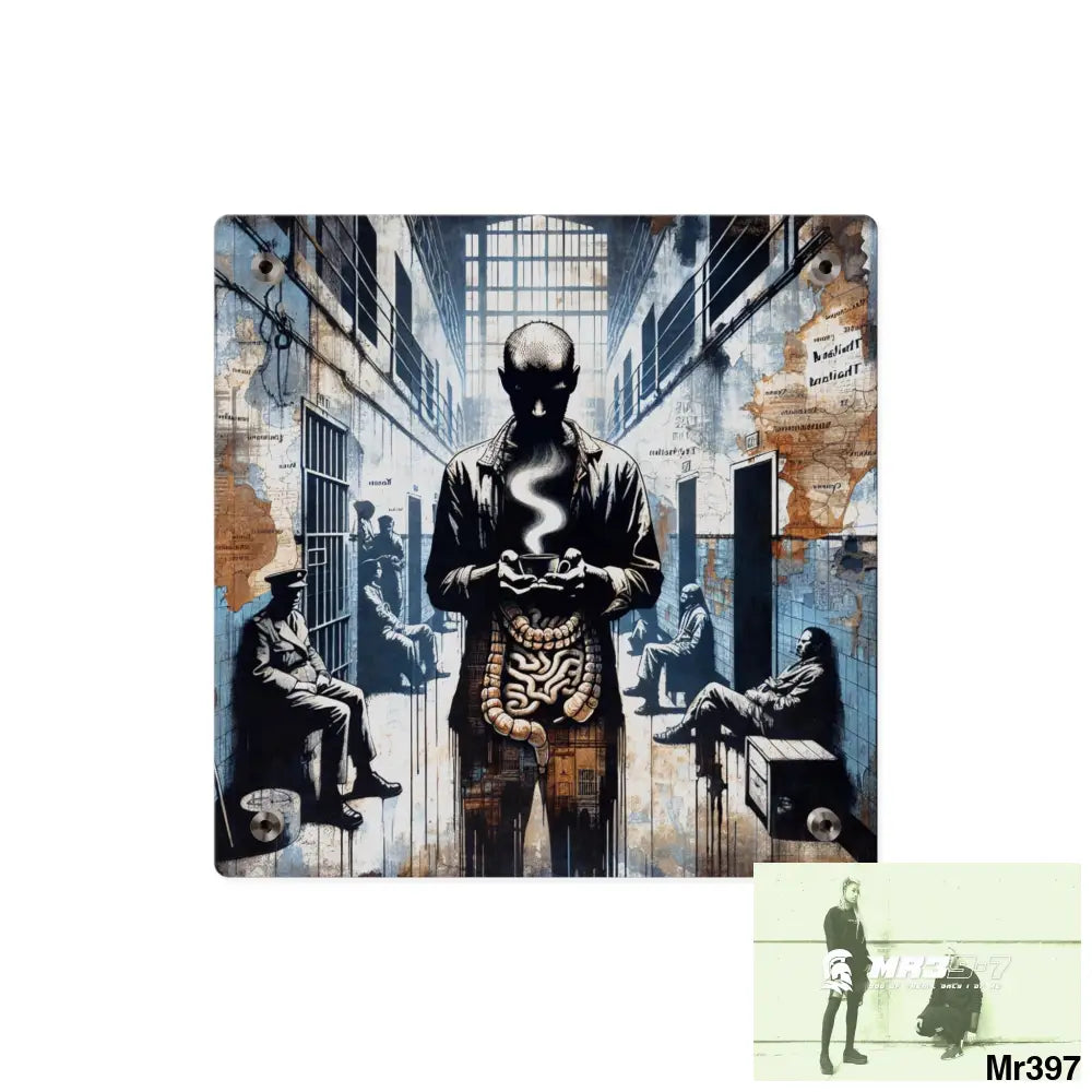 My life my deaths their plans failed inside a Mental Health VAR 2012 to 2025 Ltd Edition no 5 Acrylic Wall Art Panels