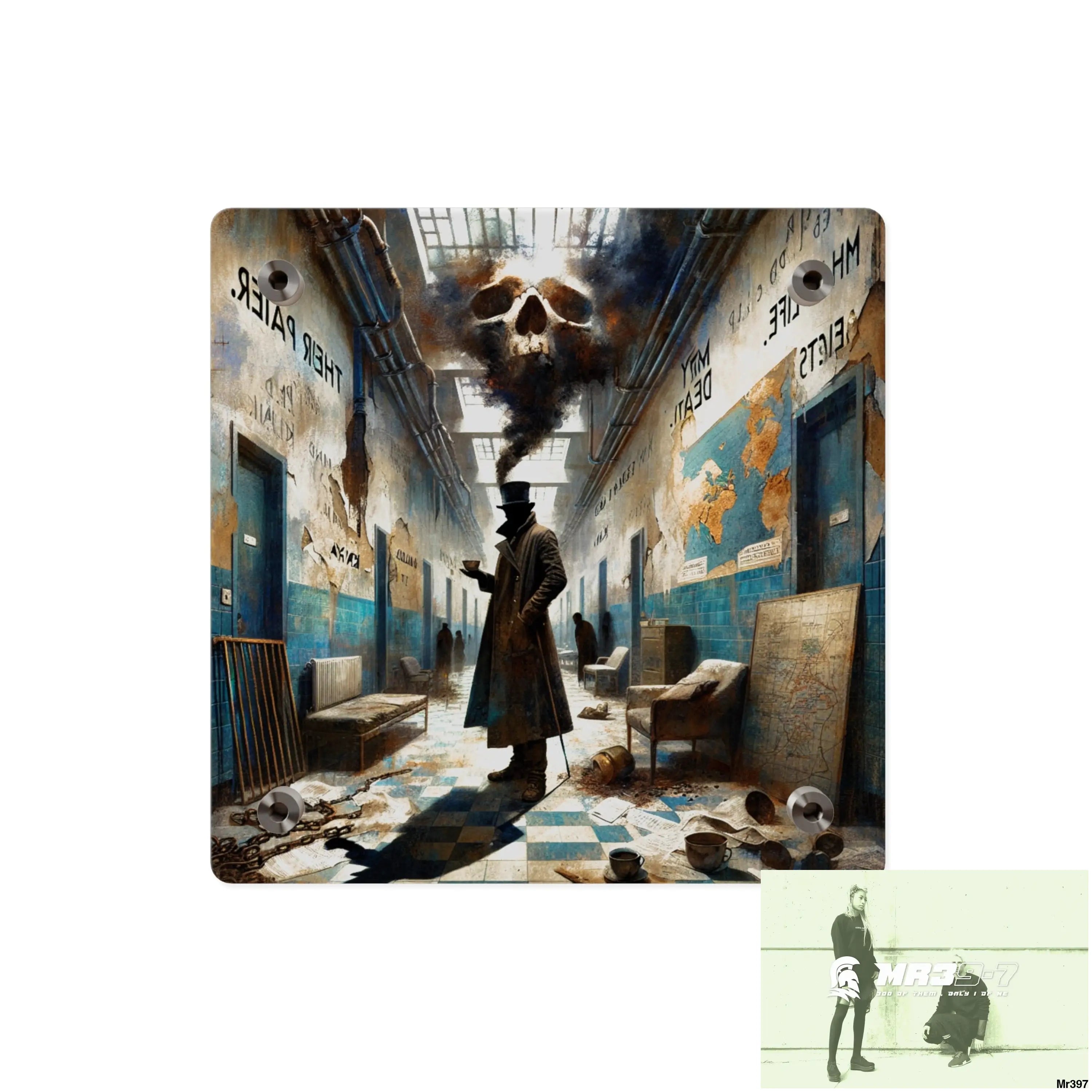 My life my deaths their plans failed inside a Mental Health VAR 2012 to 2025 Ltd Edition no 7 Acrylic Wall Art Panels