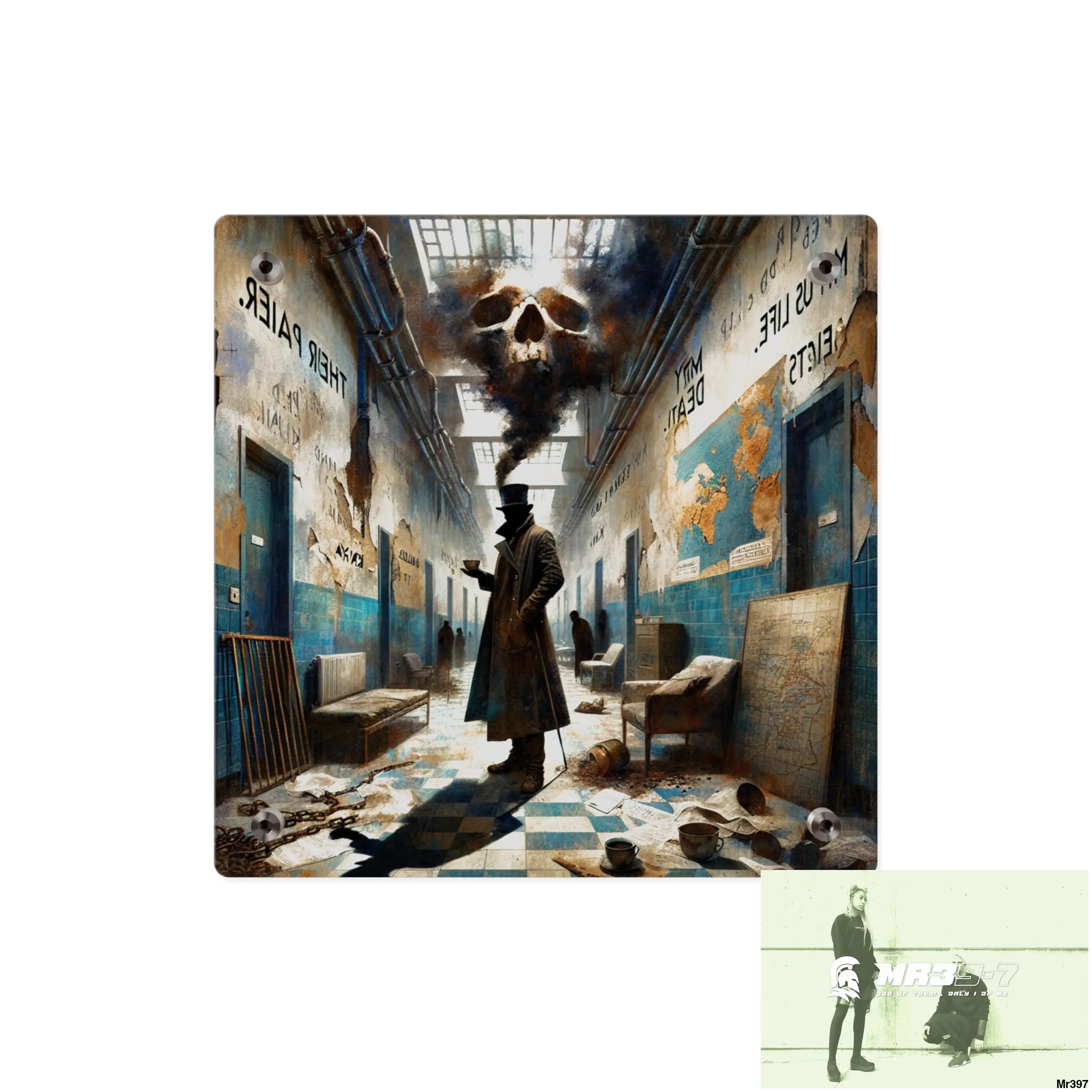My life my deaths their plans failed inside a Mental Health VAR 2012 to 2025 Ltd Edition no 8 Acrylic Wall Art Panels