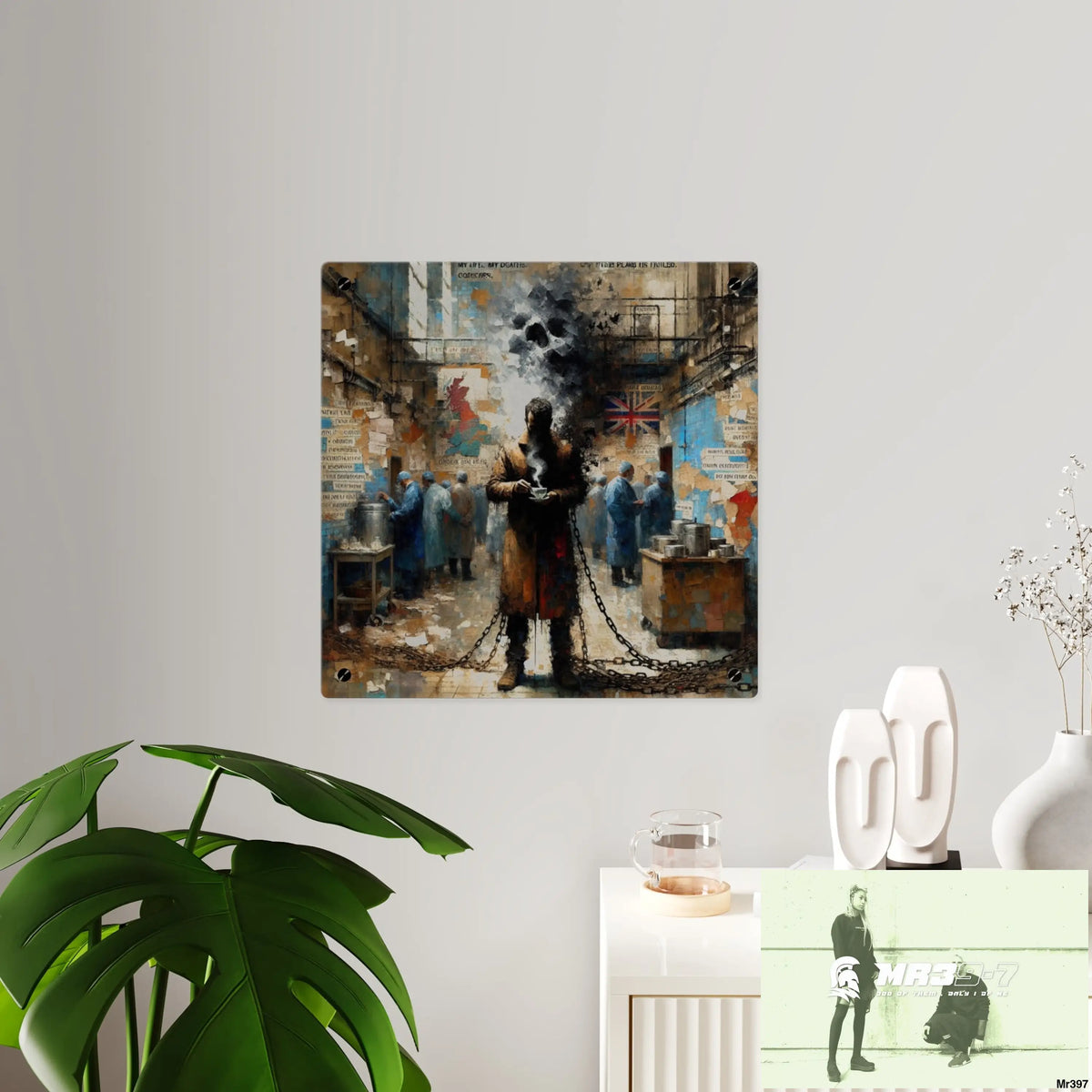 My life my deaths their plans failed inside a Mental Health VAR 2012 to 2025 no 2 Ltd Edition no Acrylic Wall Art