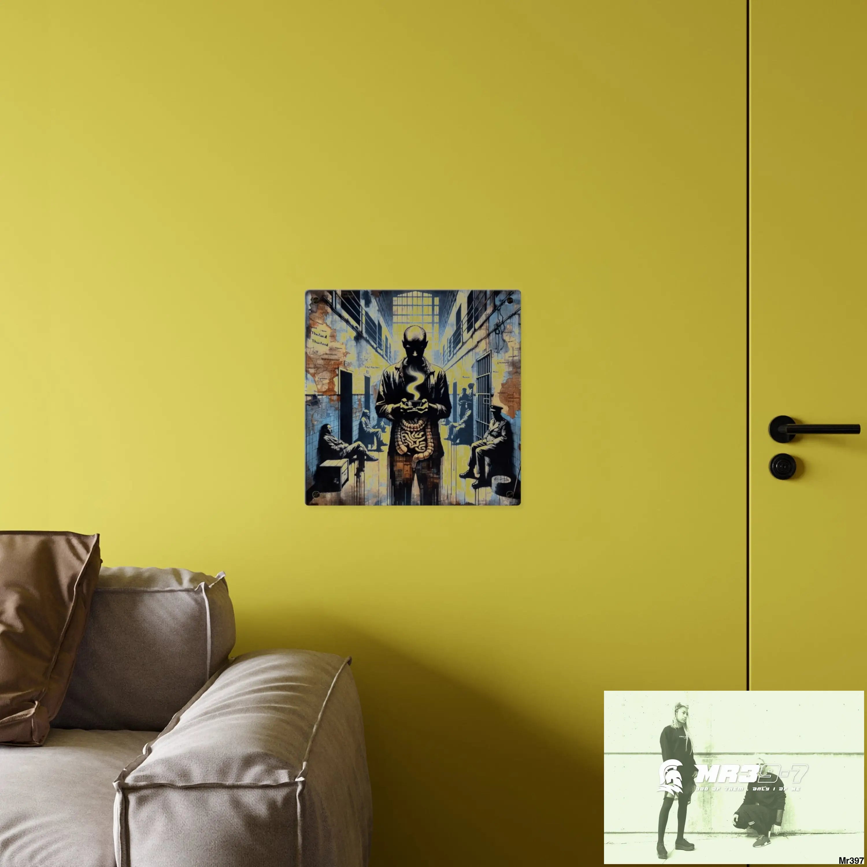 My life my deaths their plans failed inside a Mental Health VAR 2012 to 2025 no 6 Ltd Edition no Acrylic Wall Art