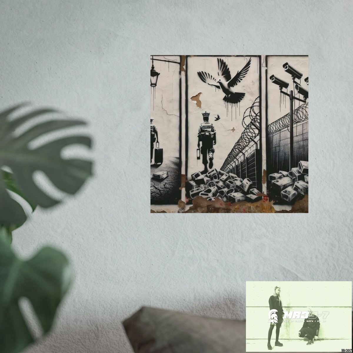 My Life My Deaths Their Plans Failed NO 2 2001-2025 Banksy inspired Fine Art Posters Poster